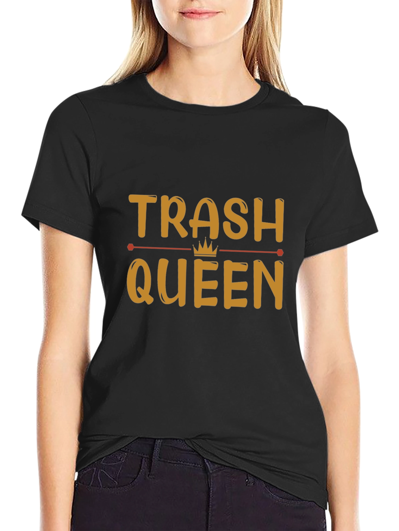 Trash Queen Graphic Tee - Black T-Shirt