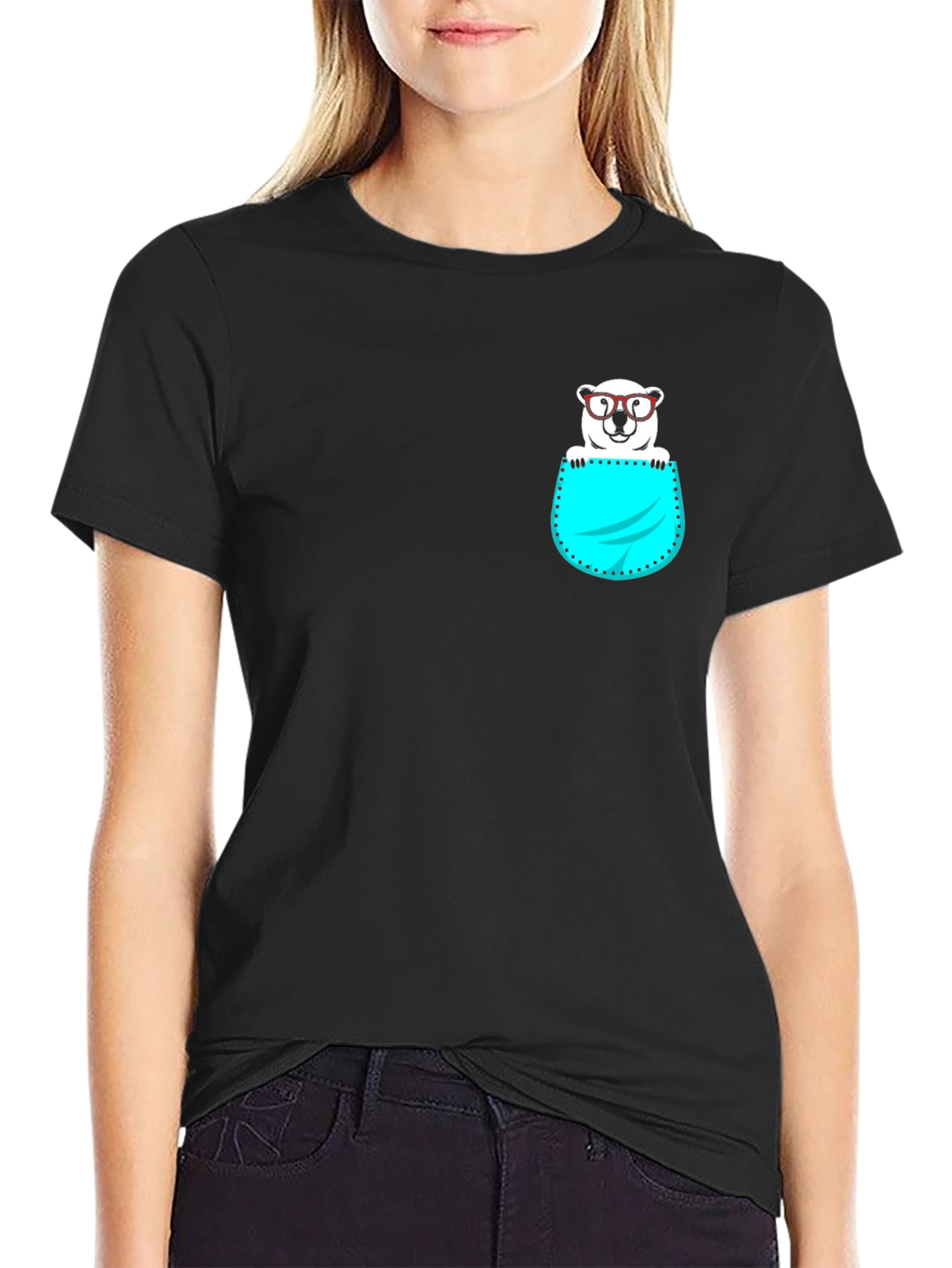 Cool Bear in Pocket T-Shirt