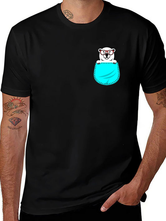 Cool Bear in Pocket T-Shirt
