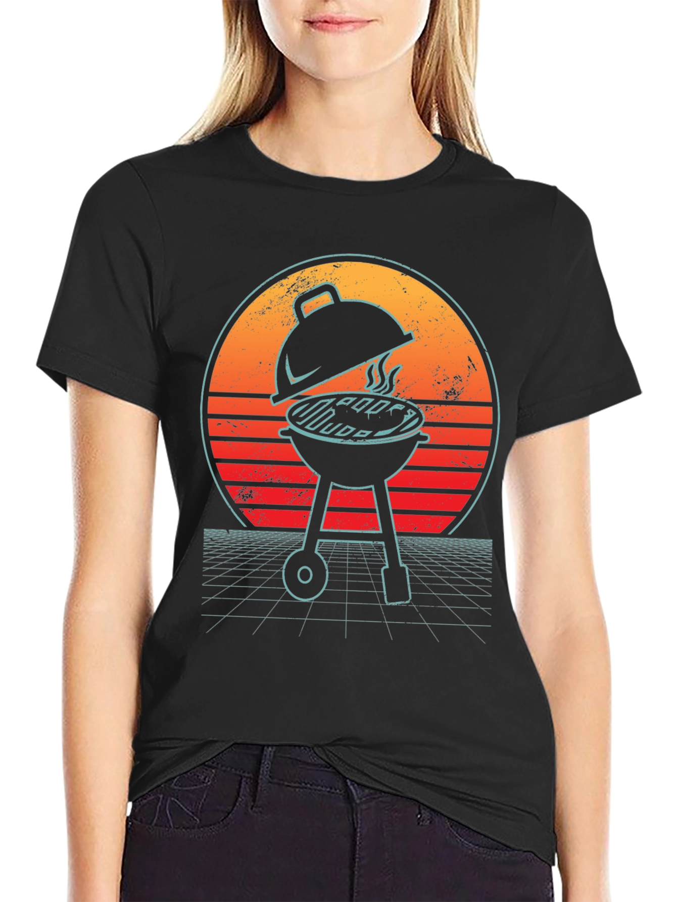 Retro BBQ Grill T-Shirt