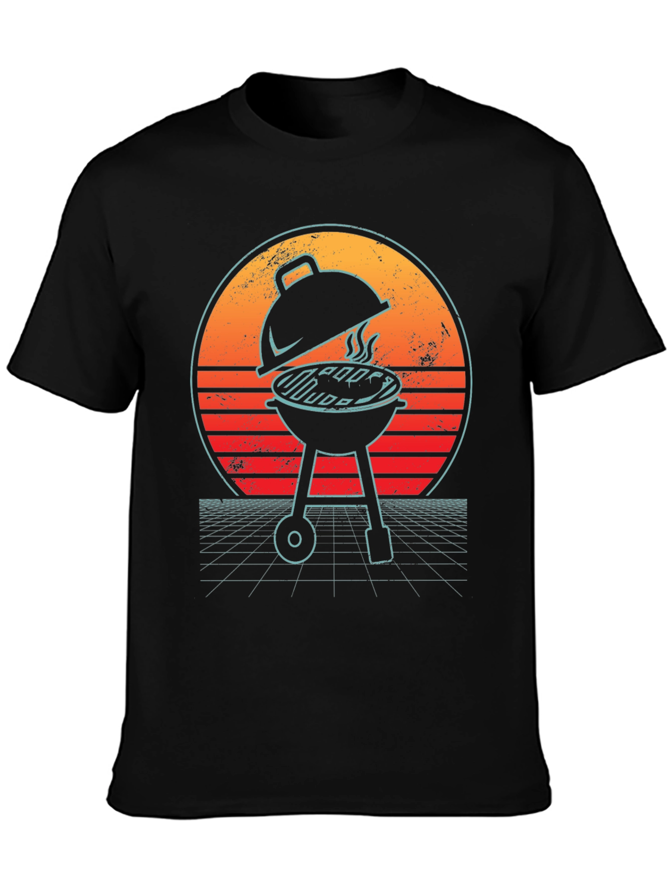 Retro BBQ Grill T-Shirt