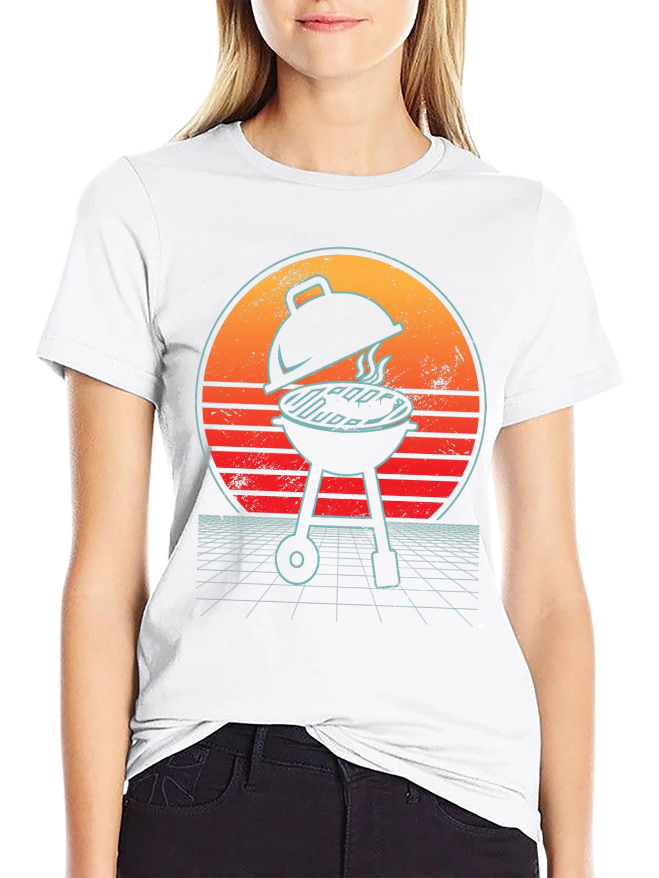 Retro BBQ Grill T-Shirt