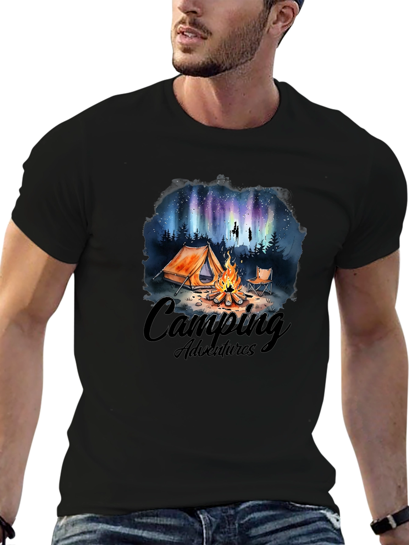 Camping Adventures Graphic Tee