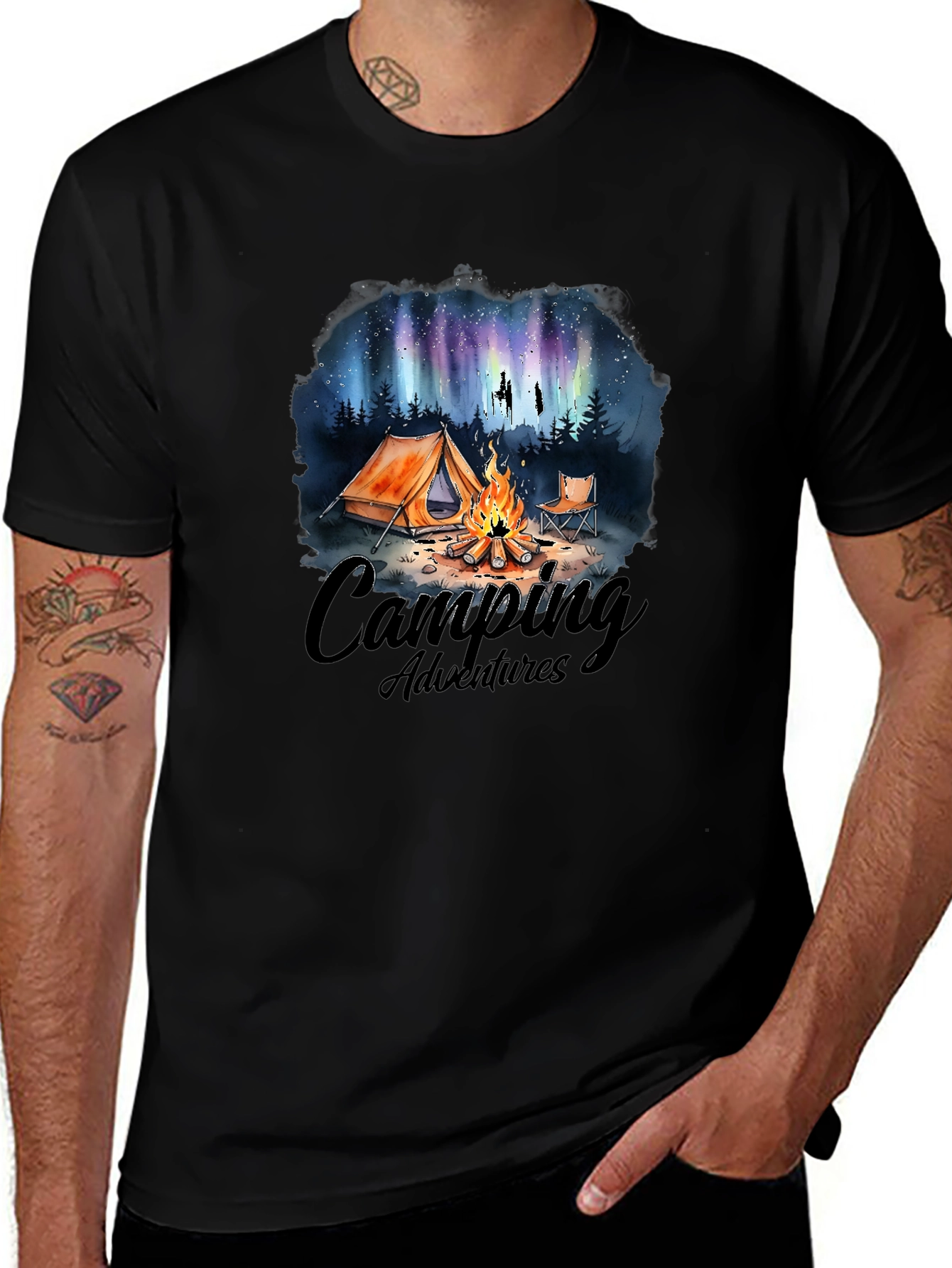 Camping Adventures Graphic Tee