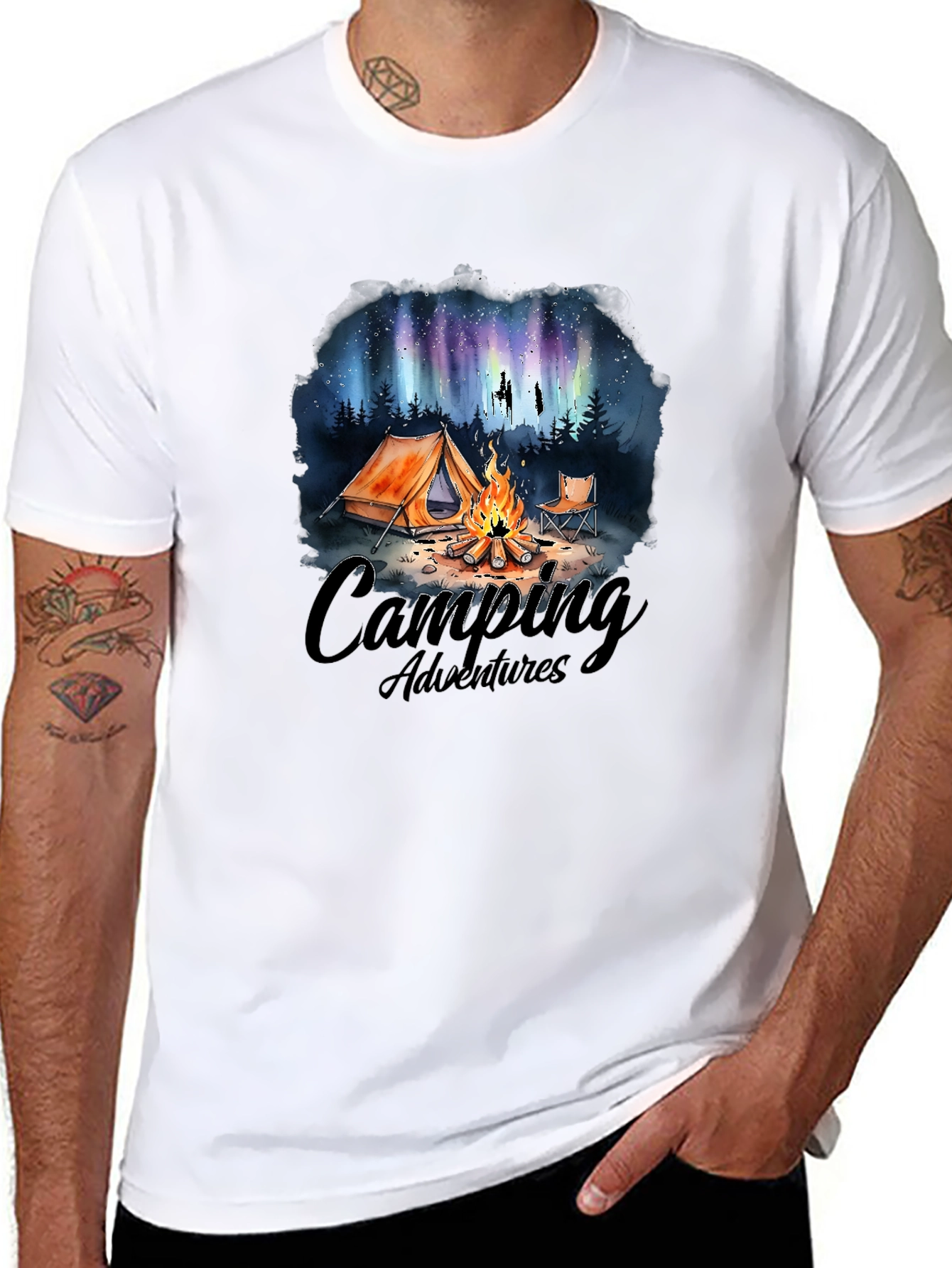 Camping Adventures Graphic Tee