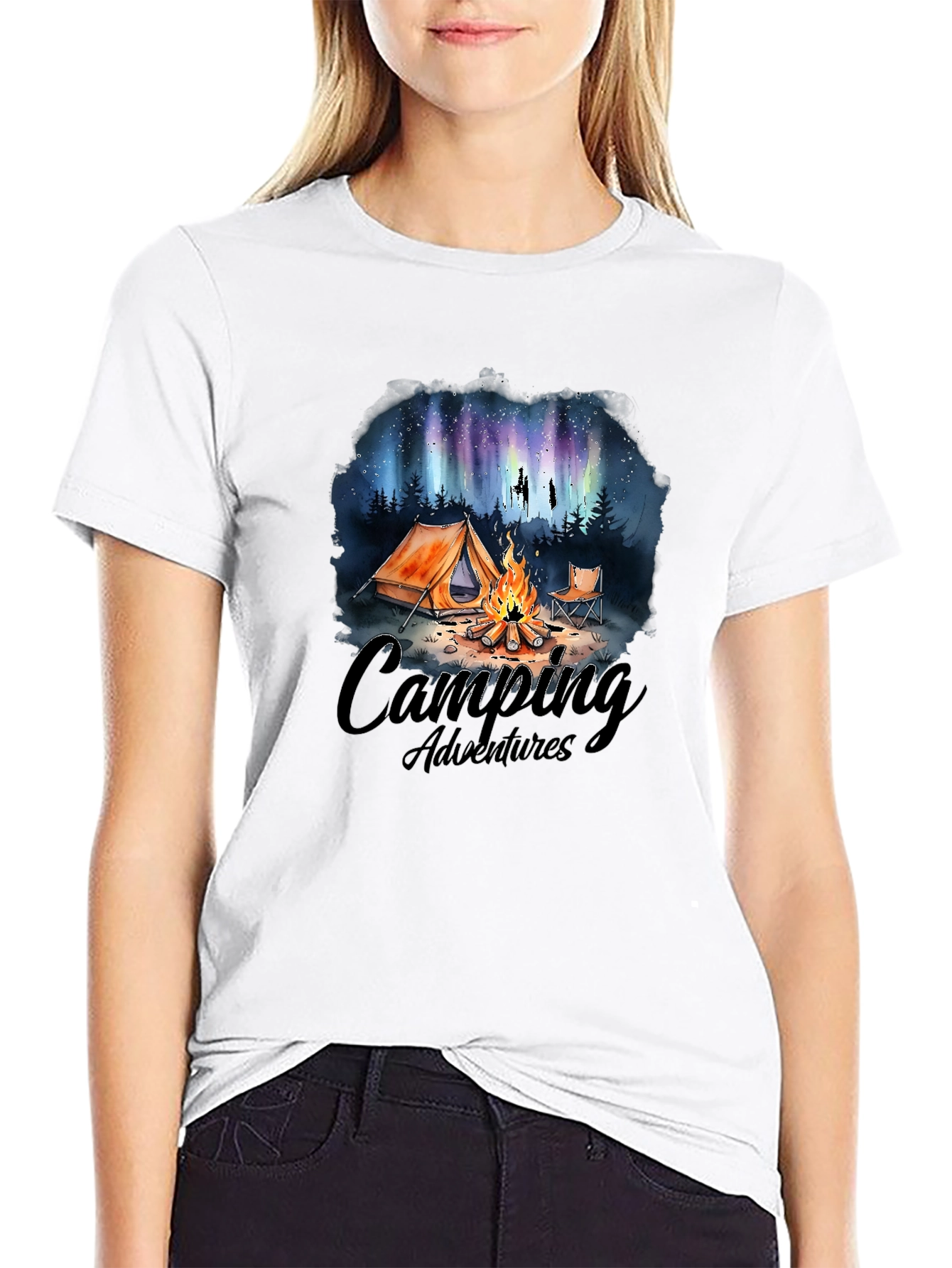 Camping Adventures Graphic Tee