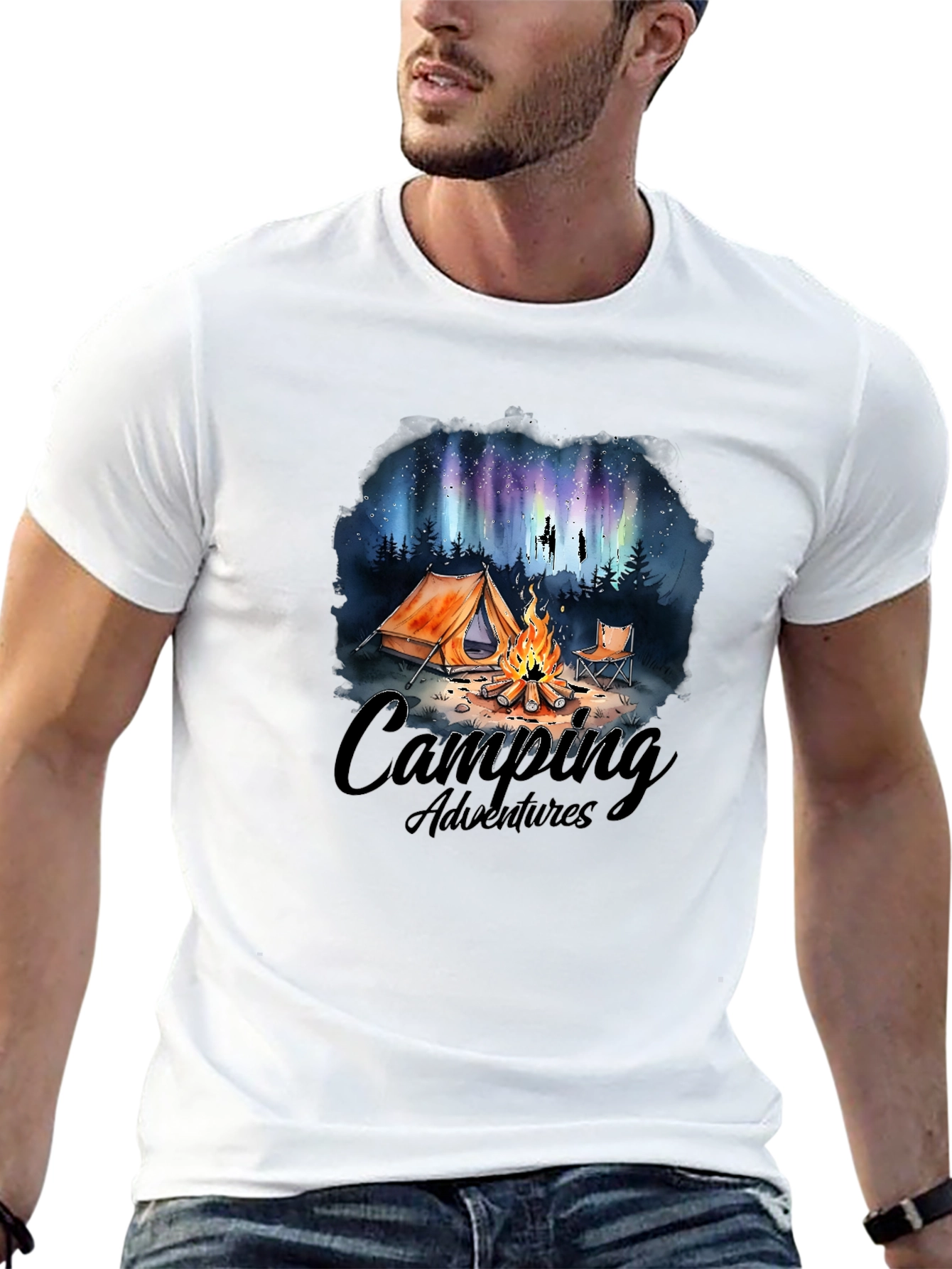 Camping Adventures Graphic Tee