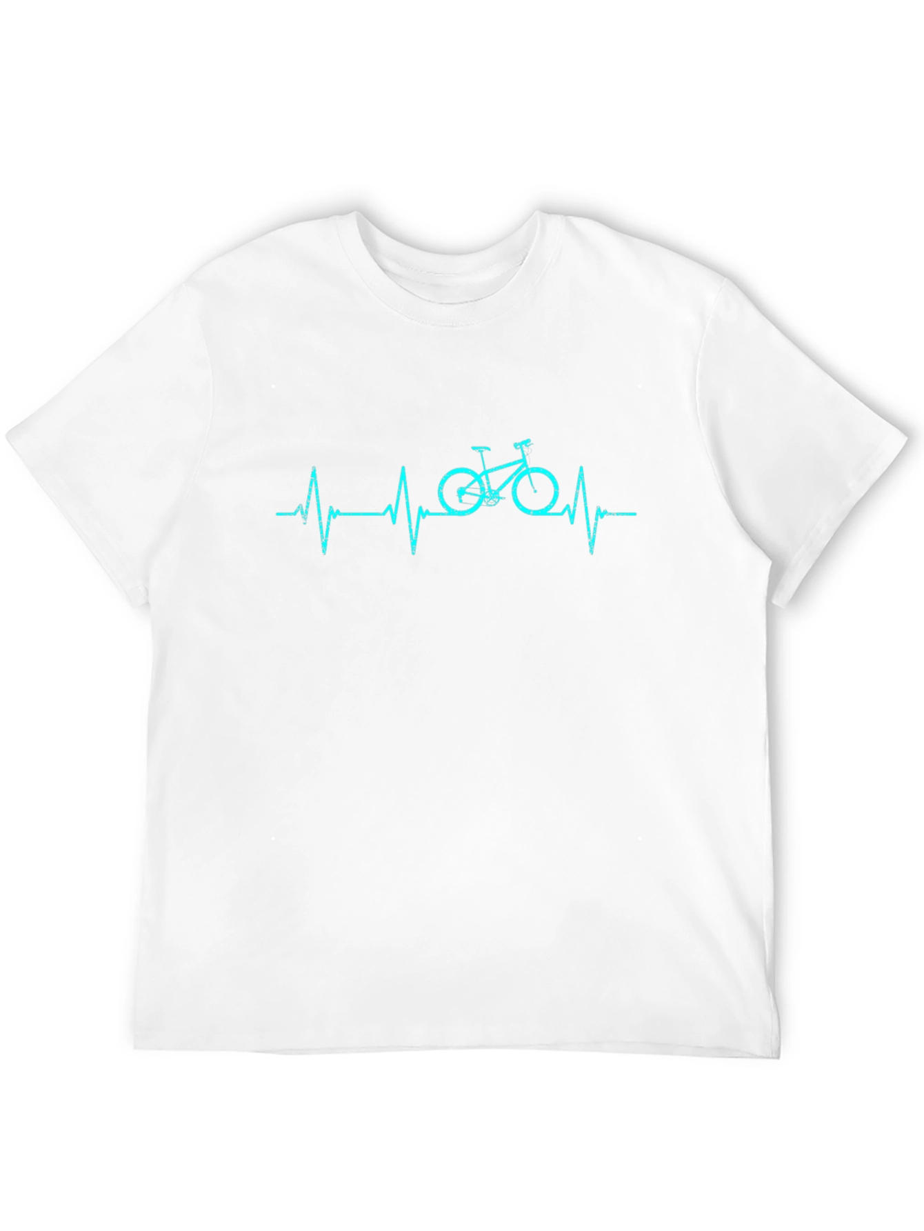 Heartbeat Bicycle Black T-Shirt