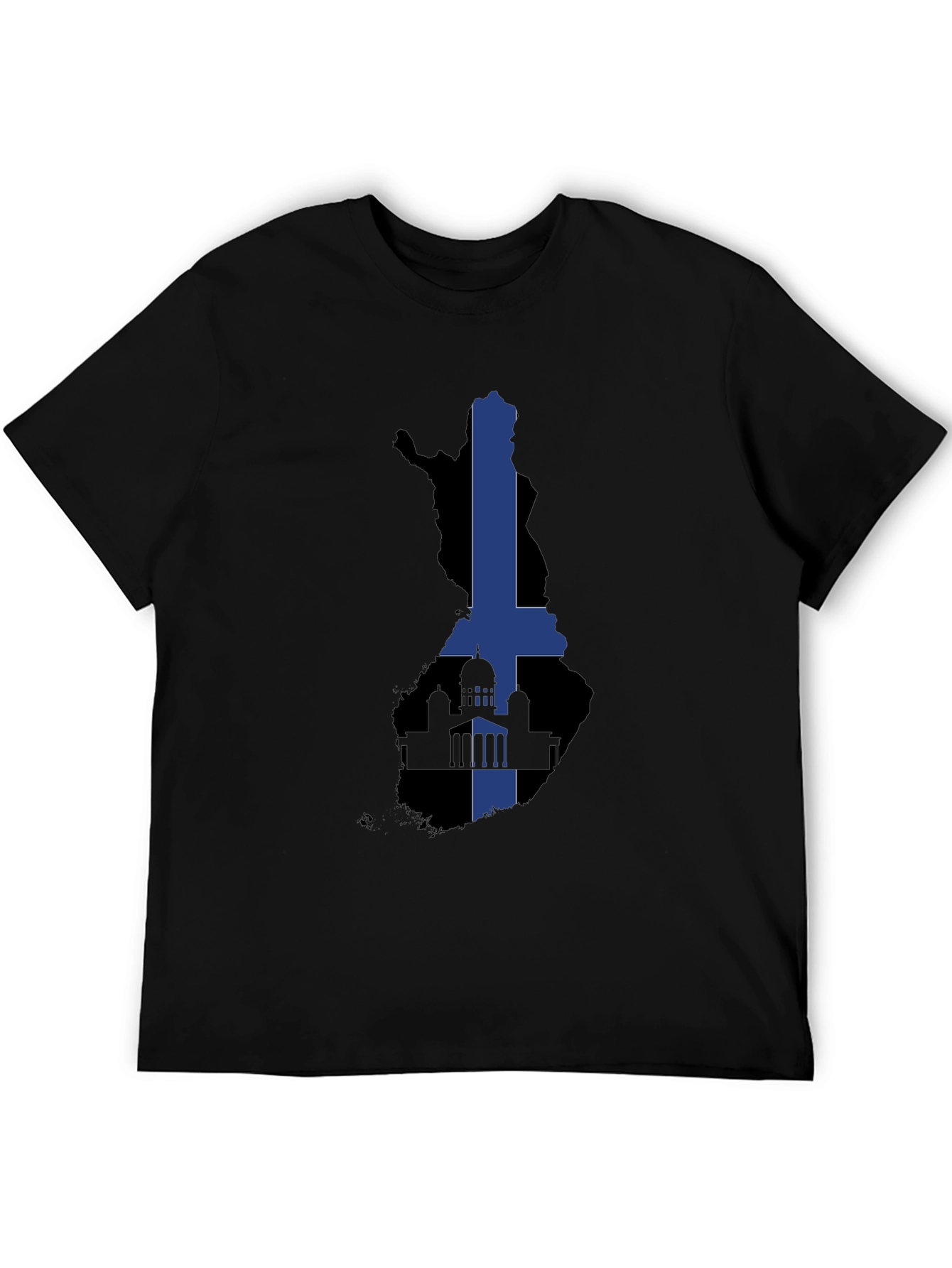 Finland Flag T-Shirt - Cool Finnish Pride Tee
