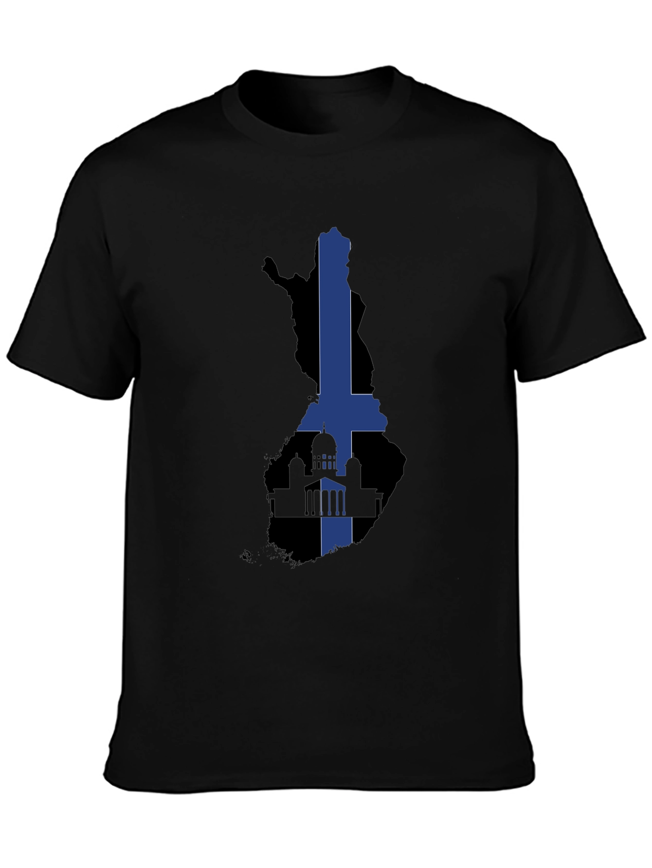 Finland Flag T-Shirt - Cool Finnish Pride Tee