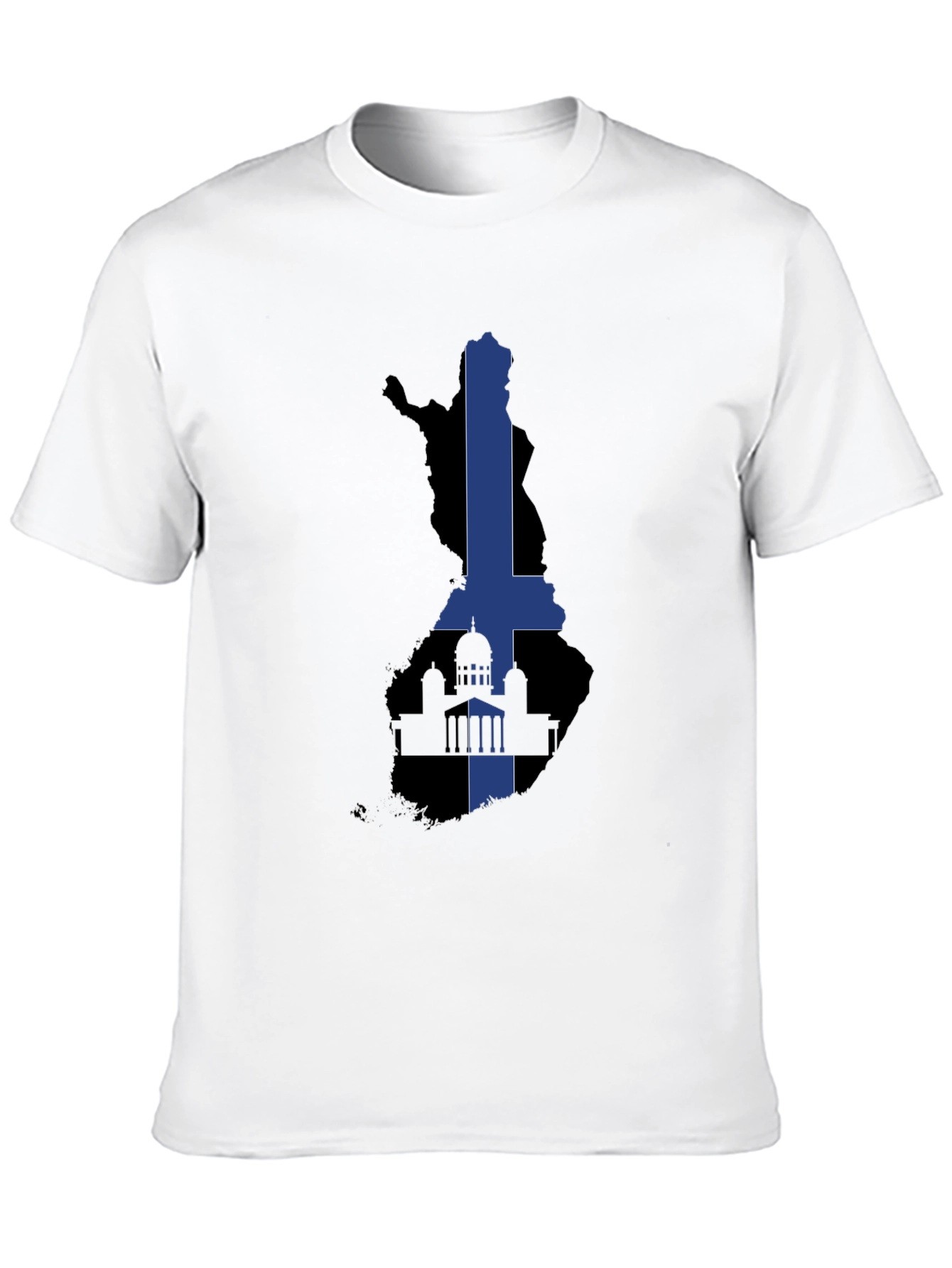 Finland Flag T-Shirt - Cool Finnish Pride Tee