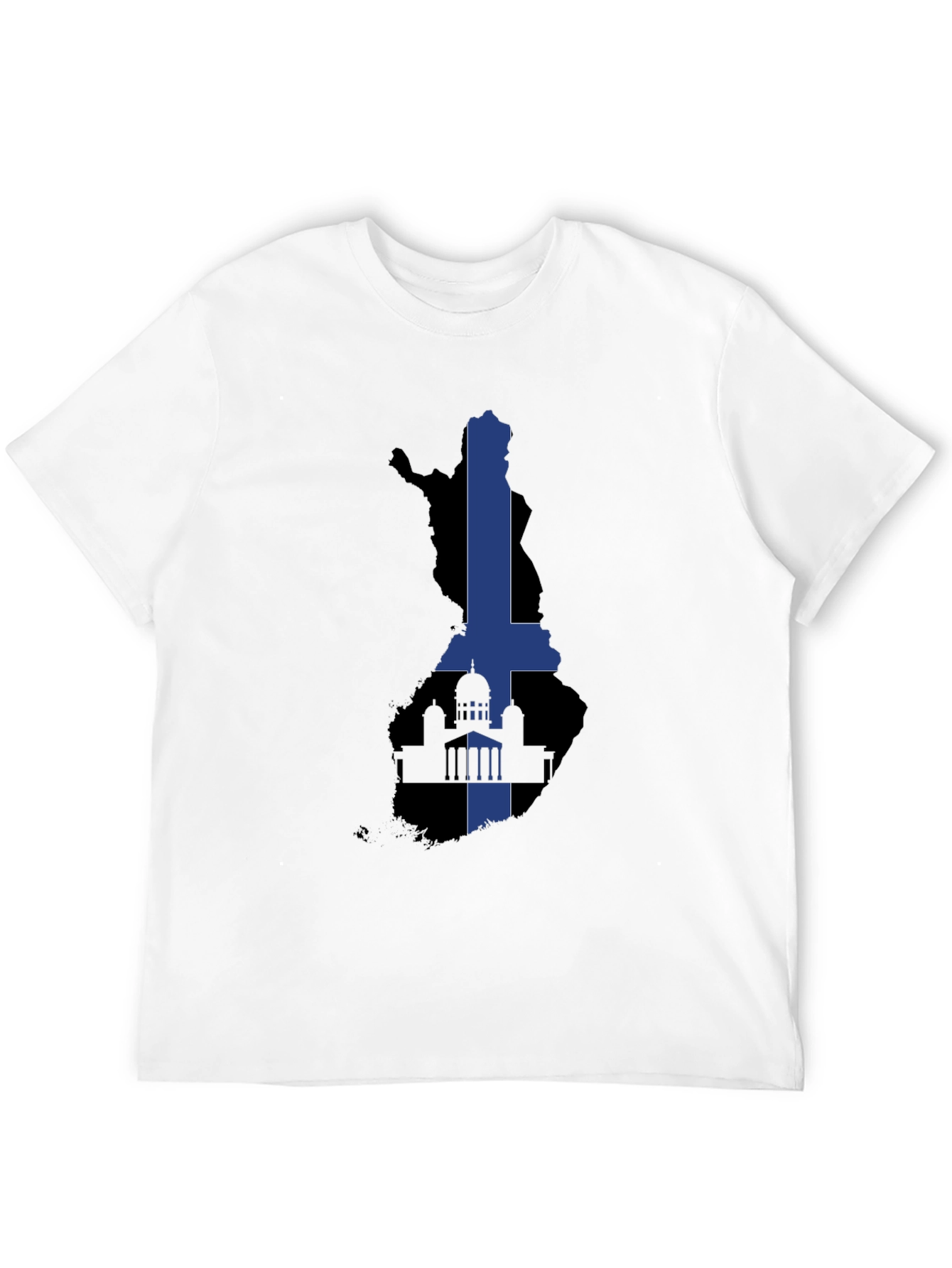 Finland Flag T-Shirt - Cool Finnish Pride Tee