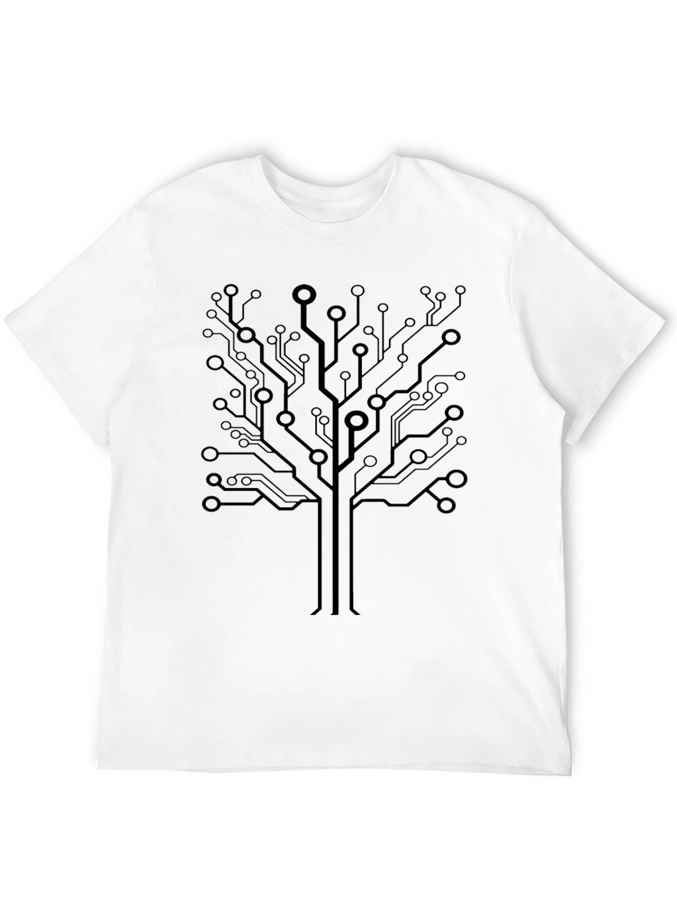 Tech Tree Graphic T-Shirt - Unique Geek Style