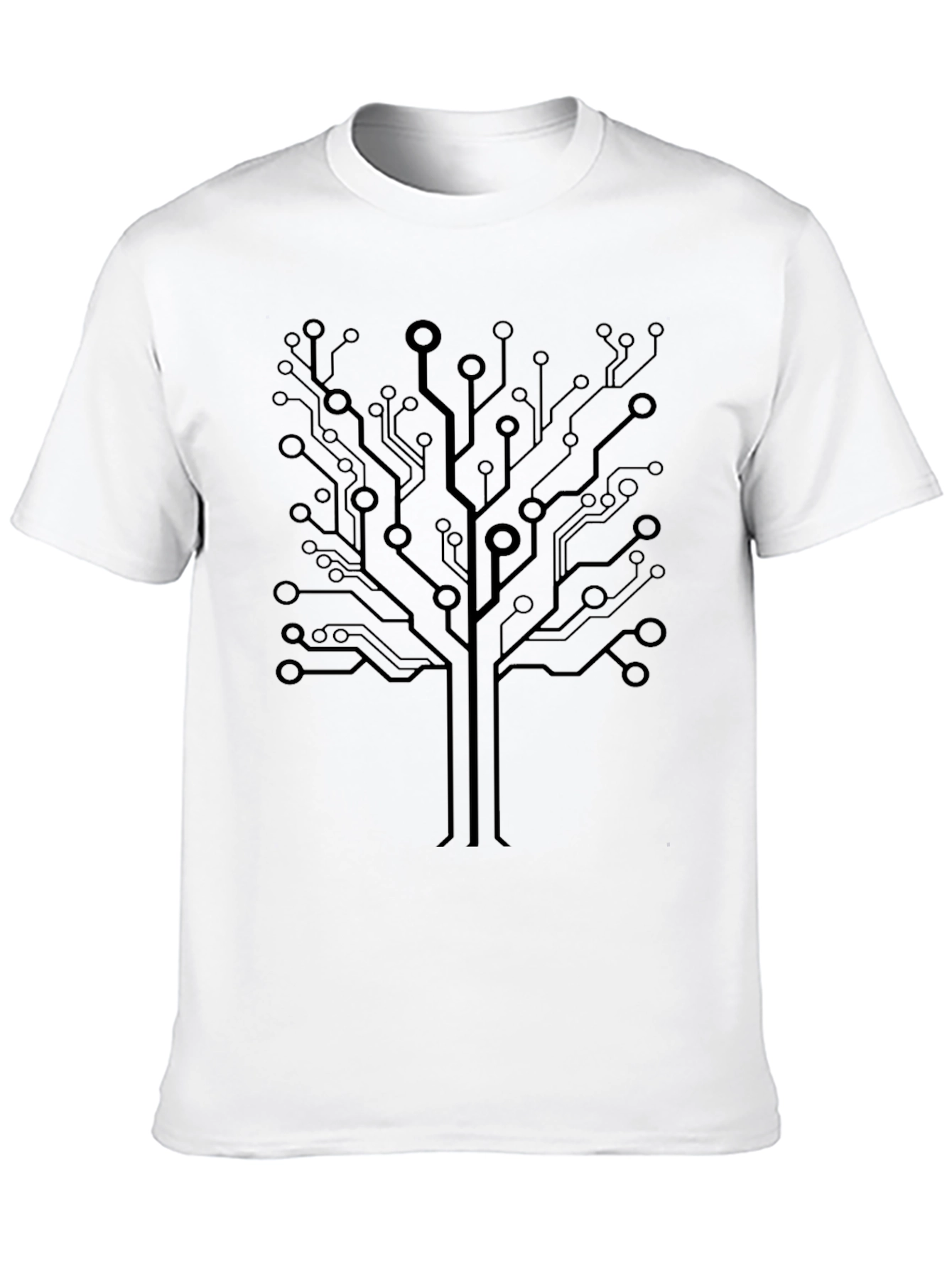 Tech Tree Graphic T-Shirt - Unique Geek Style