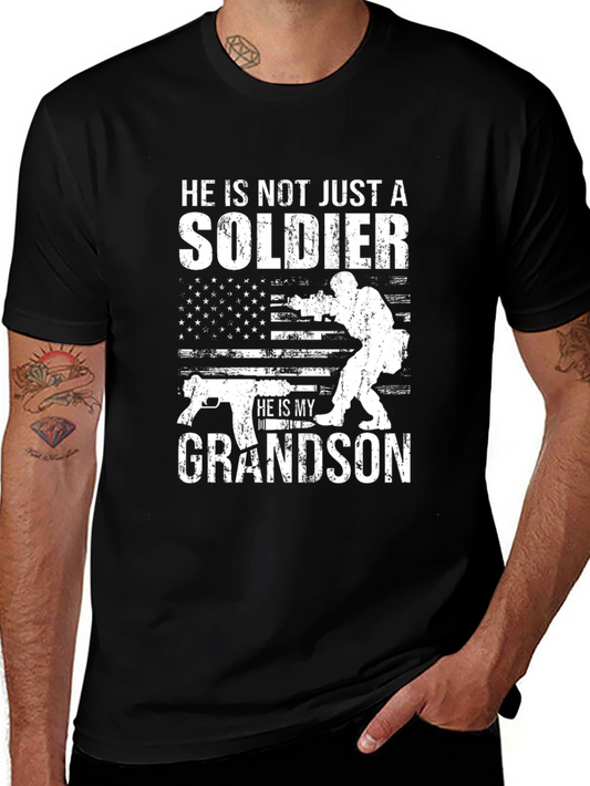 Grandson Soldier Graphic Tee - Patriotic