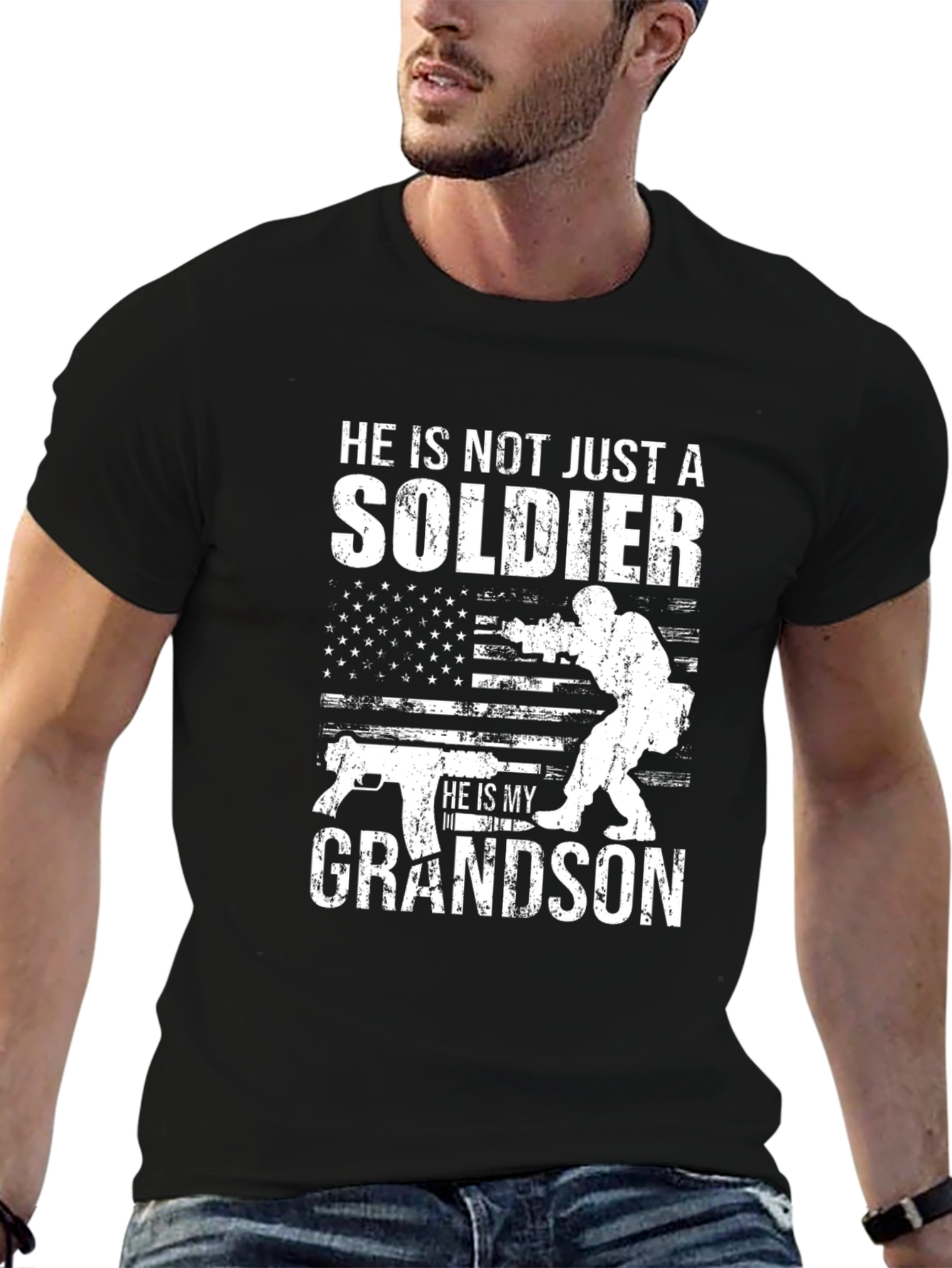 Grandson Soldier Graphic Tee - Patriotic