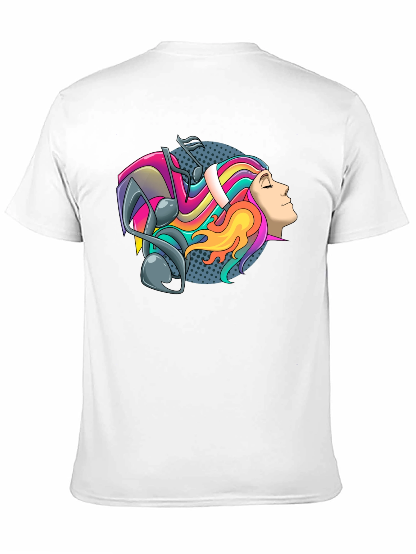 Colorful Music Head T-Shirt