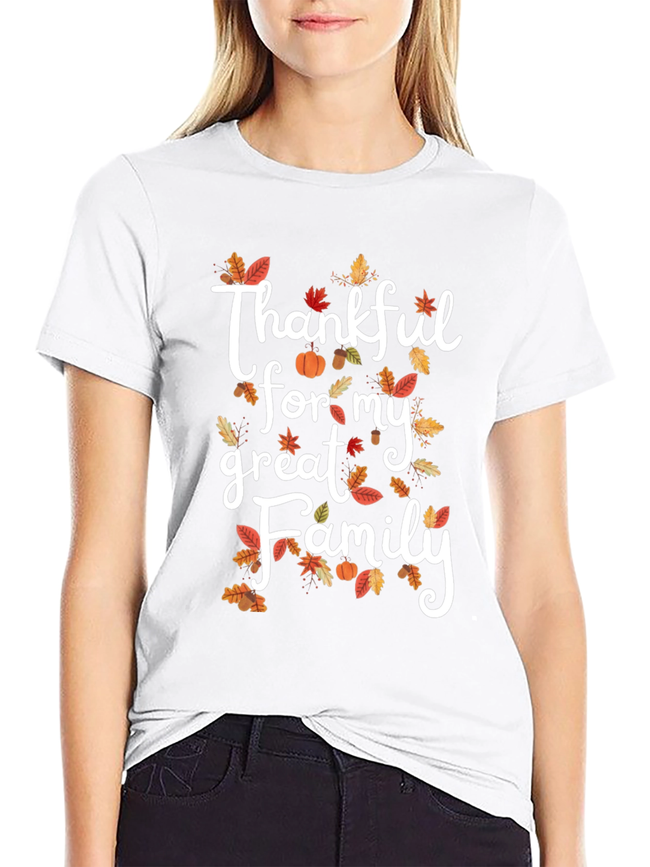 Thankful for My Great Family Fall T-Shirt