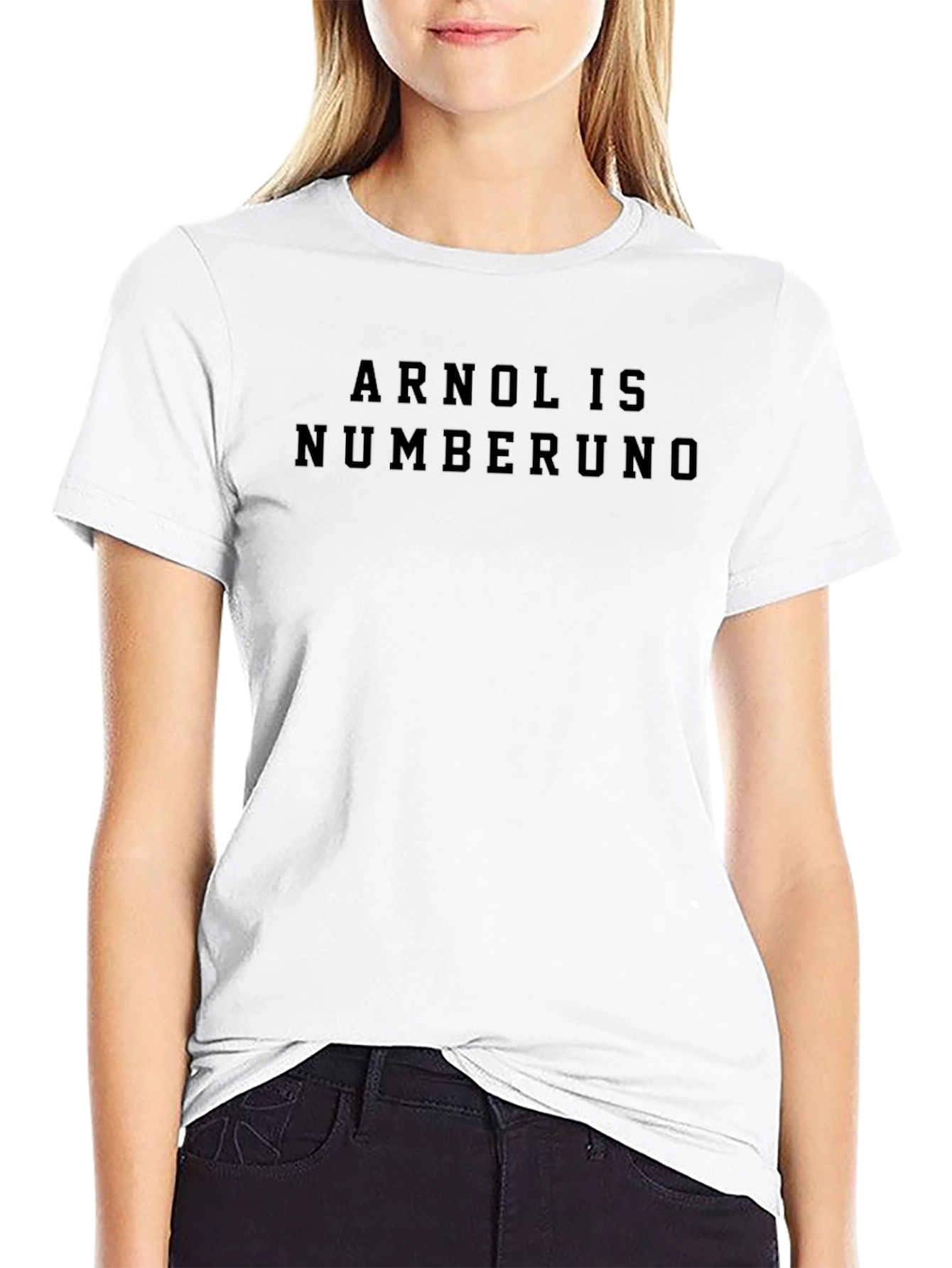 Arnol is Numberuno Black T-Shirt