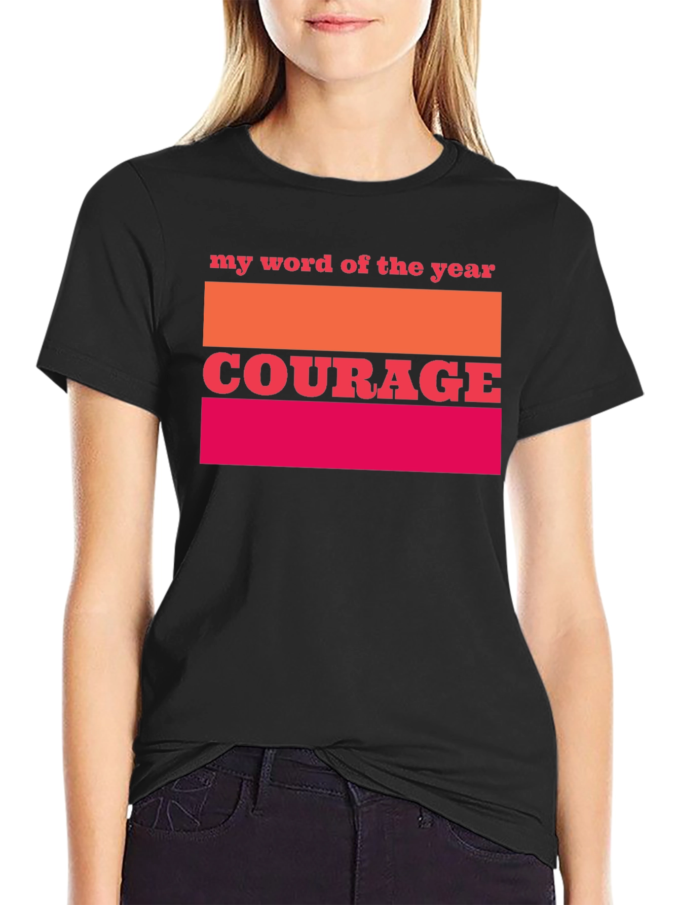 Courage Word of The Year Graphic Tee