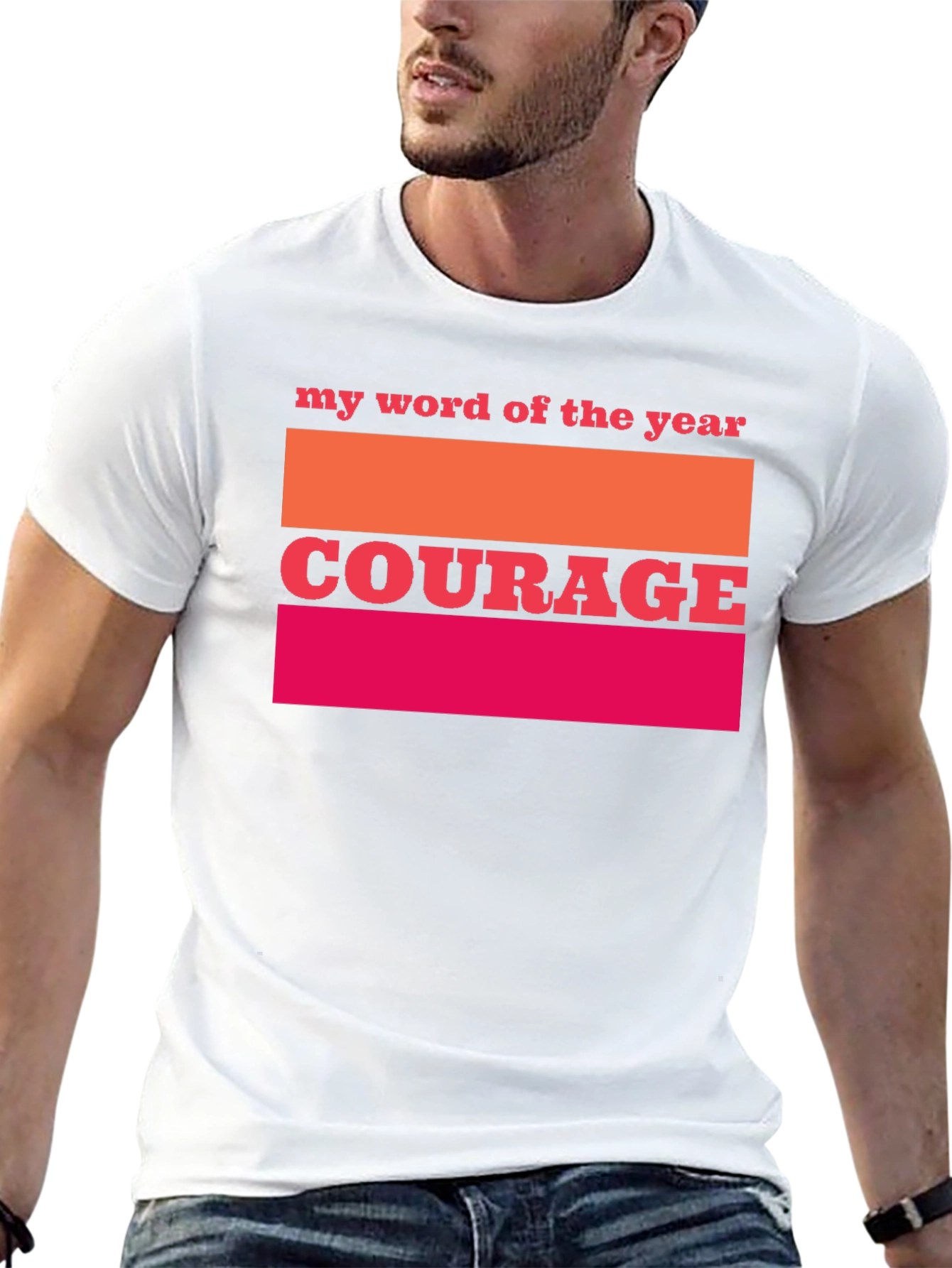 Courage Word of The Year Graphic Tee