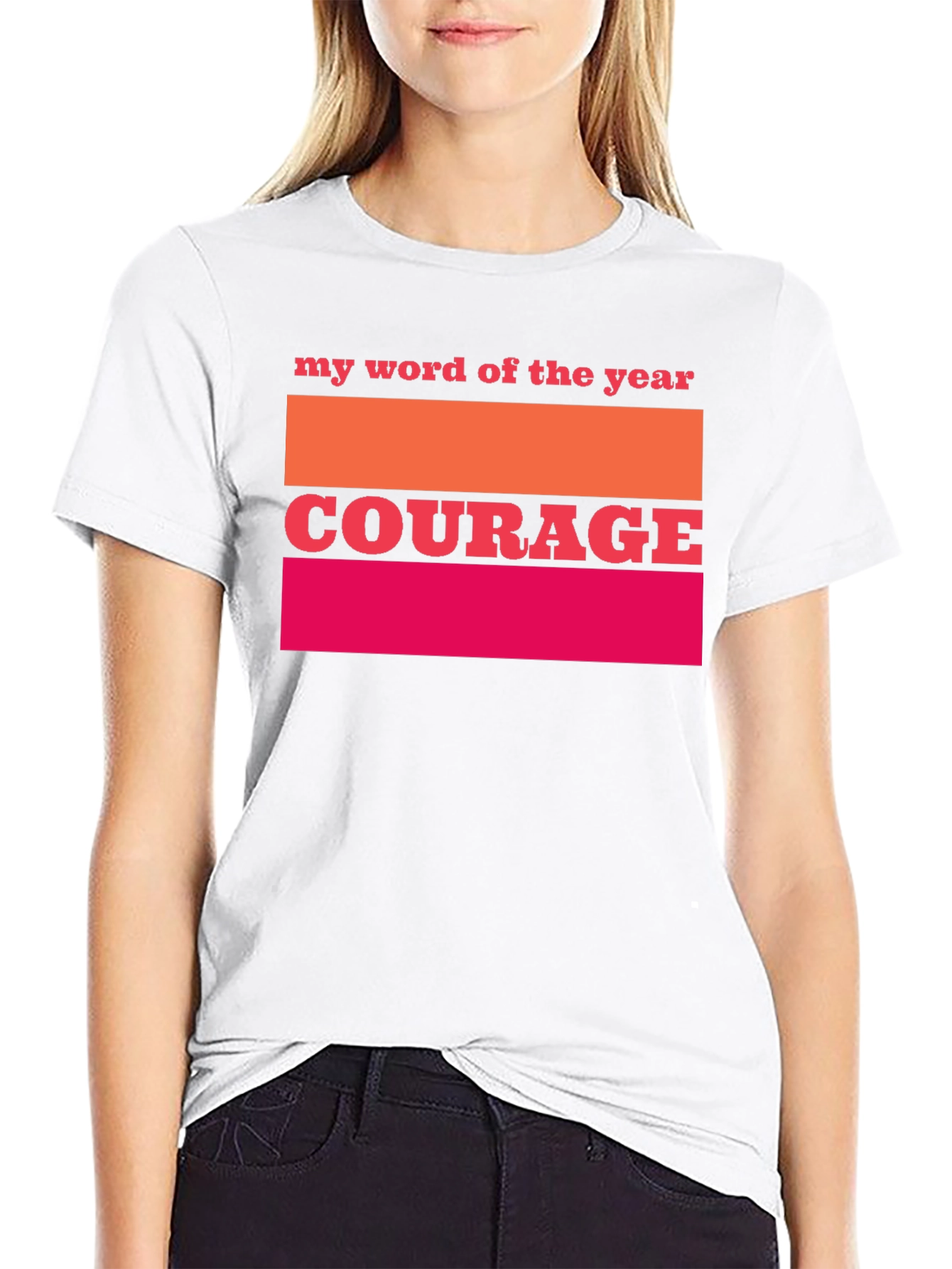 Courage Word of The Year Graphic Tee
