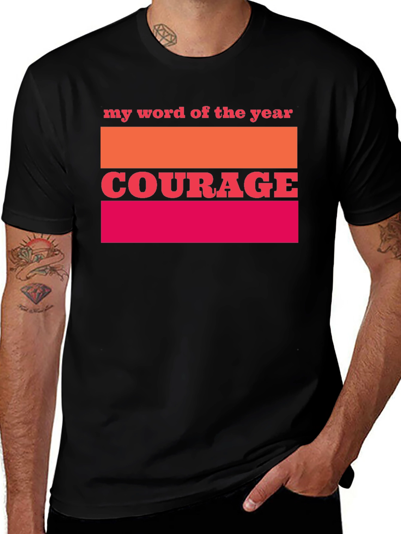Courage Word of The Year Graphic Tee