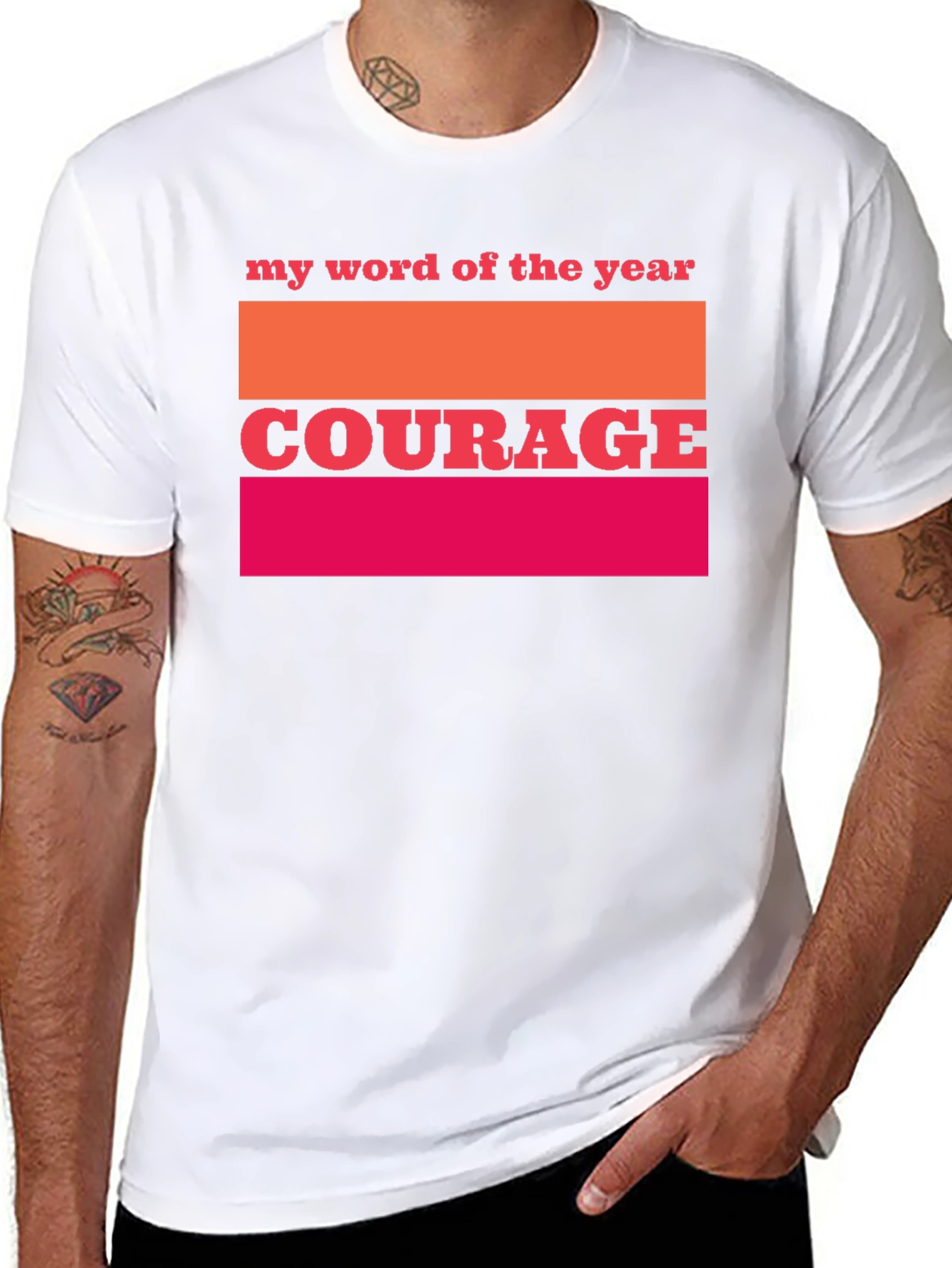 Courage Word of The Year Graphic Tee
