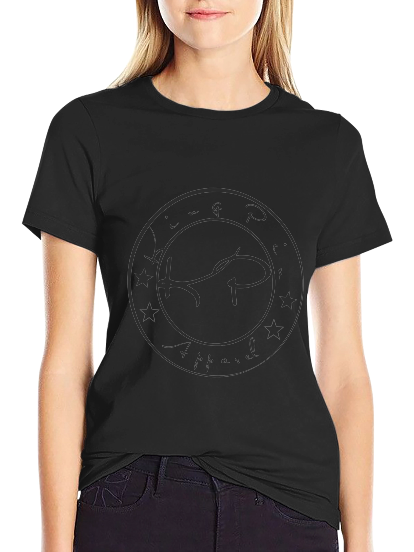 Classic Black Graphic Tee - KP Apparel