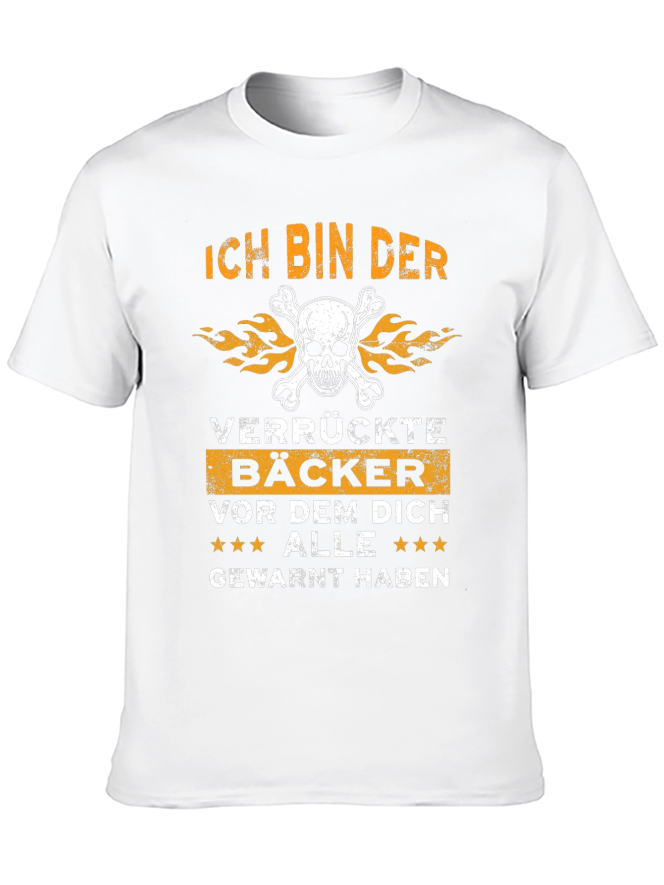 Ich Bin Der Verrückte Bäcker Funny Baker T-Shirt