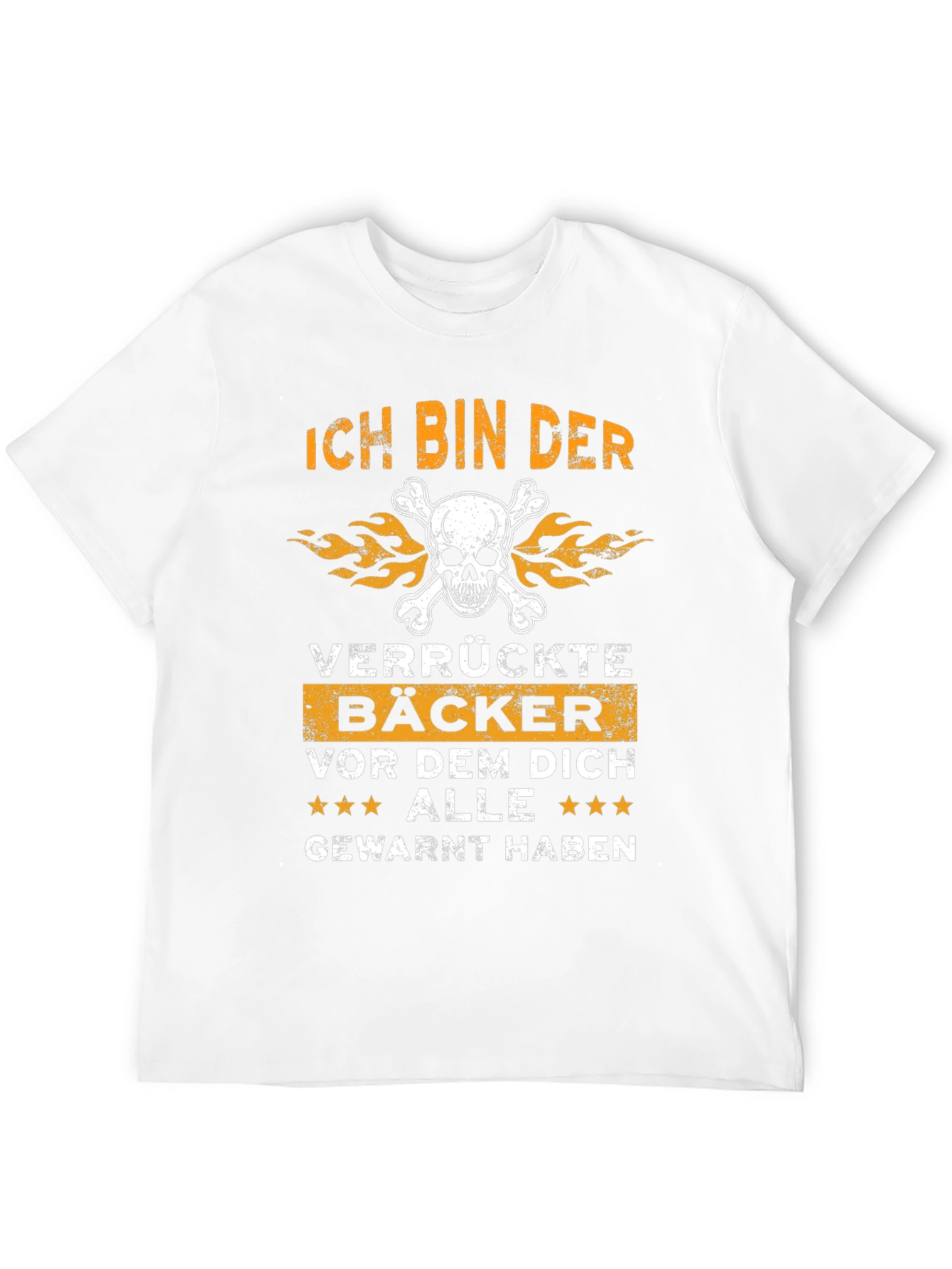 Ich Bin Der Verrückte Bäcker Funny Baker T-Shirt