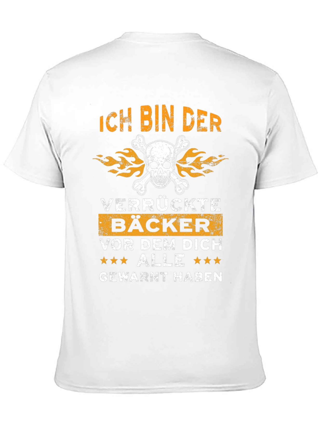 Ich Bin Der Verrückte Bäcker Funny Baker T-Shirt
