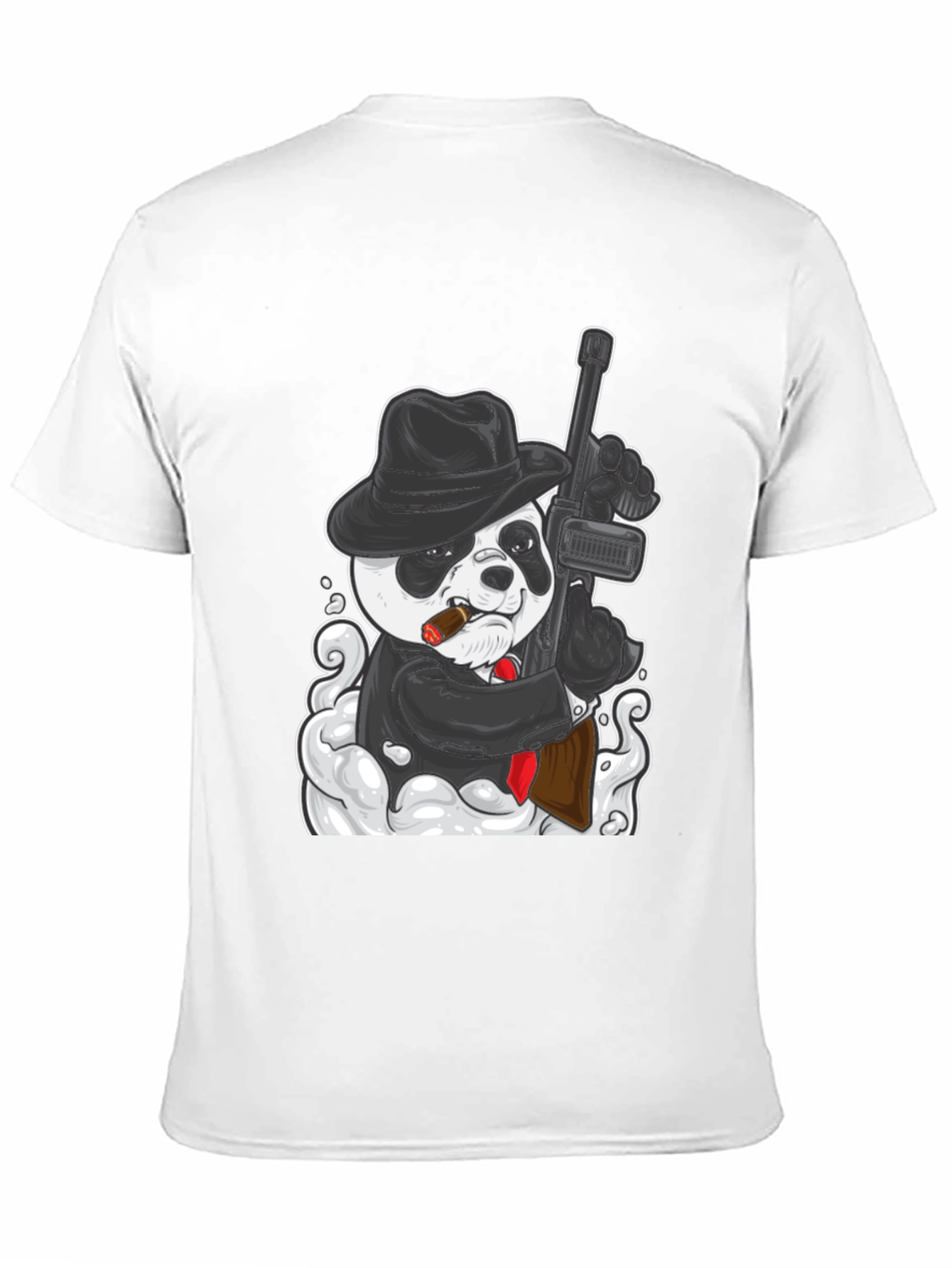 Panda Gangster Graphic Tee - Cool Animal Print T-Shirt