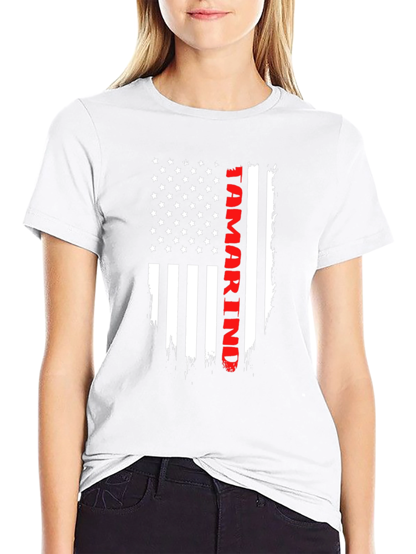 Tamarind USA Flag Graphic Tee - Patriotic Design