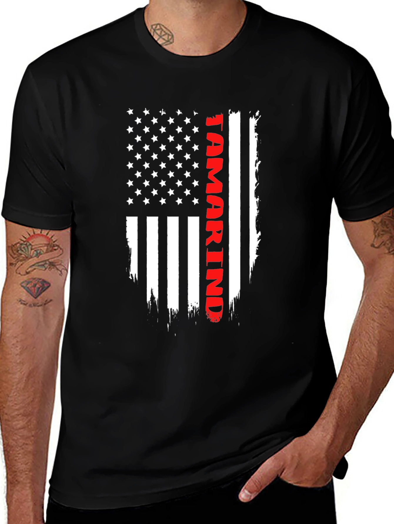 Tamarind USA Flag Graphic Tee - Patriotic Design