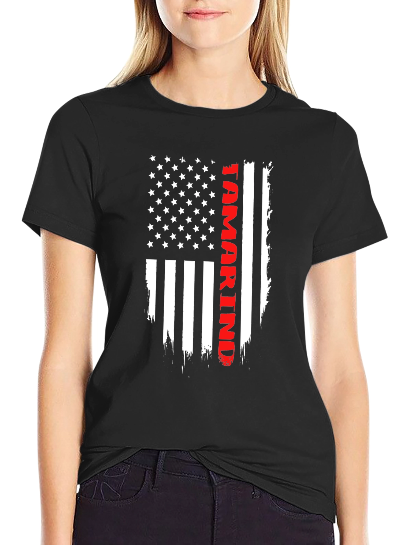 Tamarind USA Flag Graphic Tee - Patriotic Design