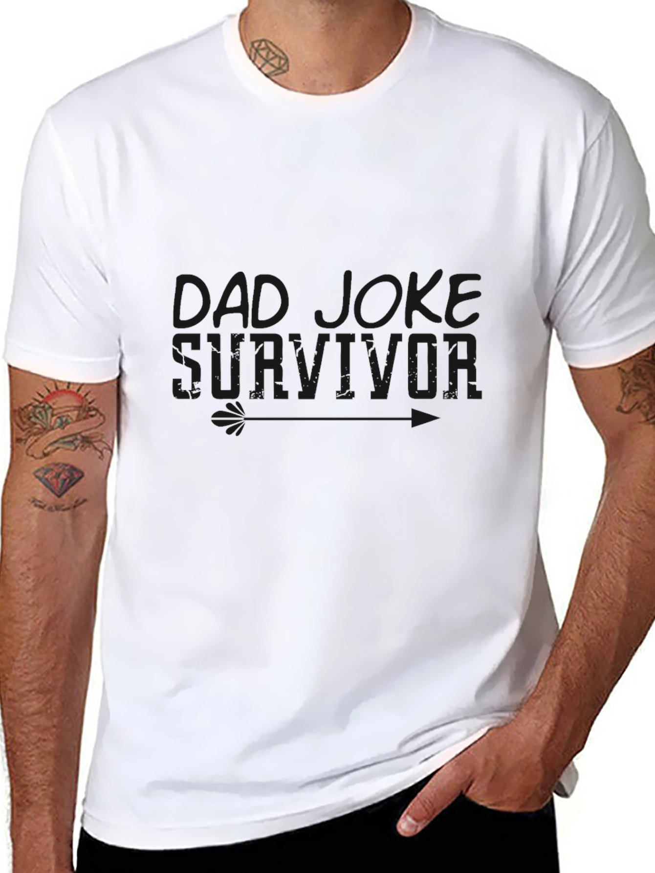 Survivor Arrow Black T-Shirt
