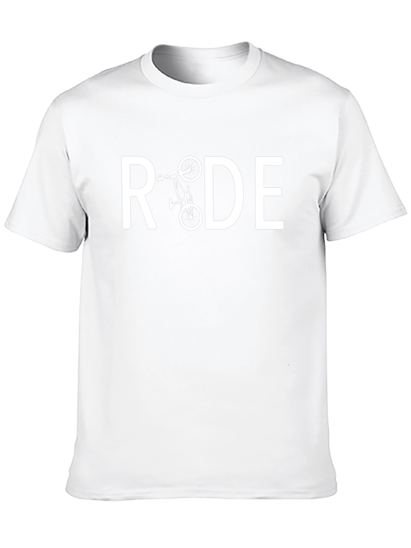 Ride Bike Graphic Tee - Black Cotton T-Shirt
