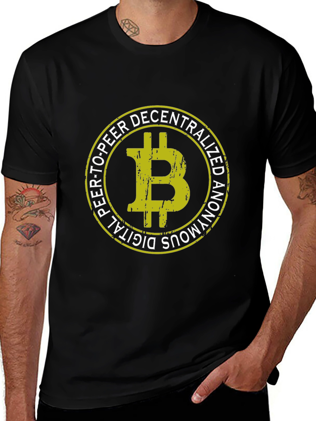 Bitcoin Decentralized T-Shirt - Crypto Fashion