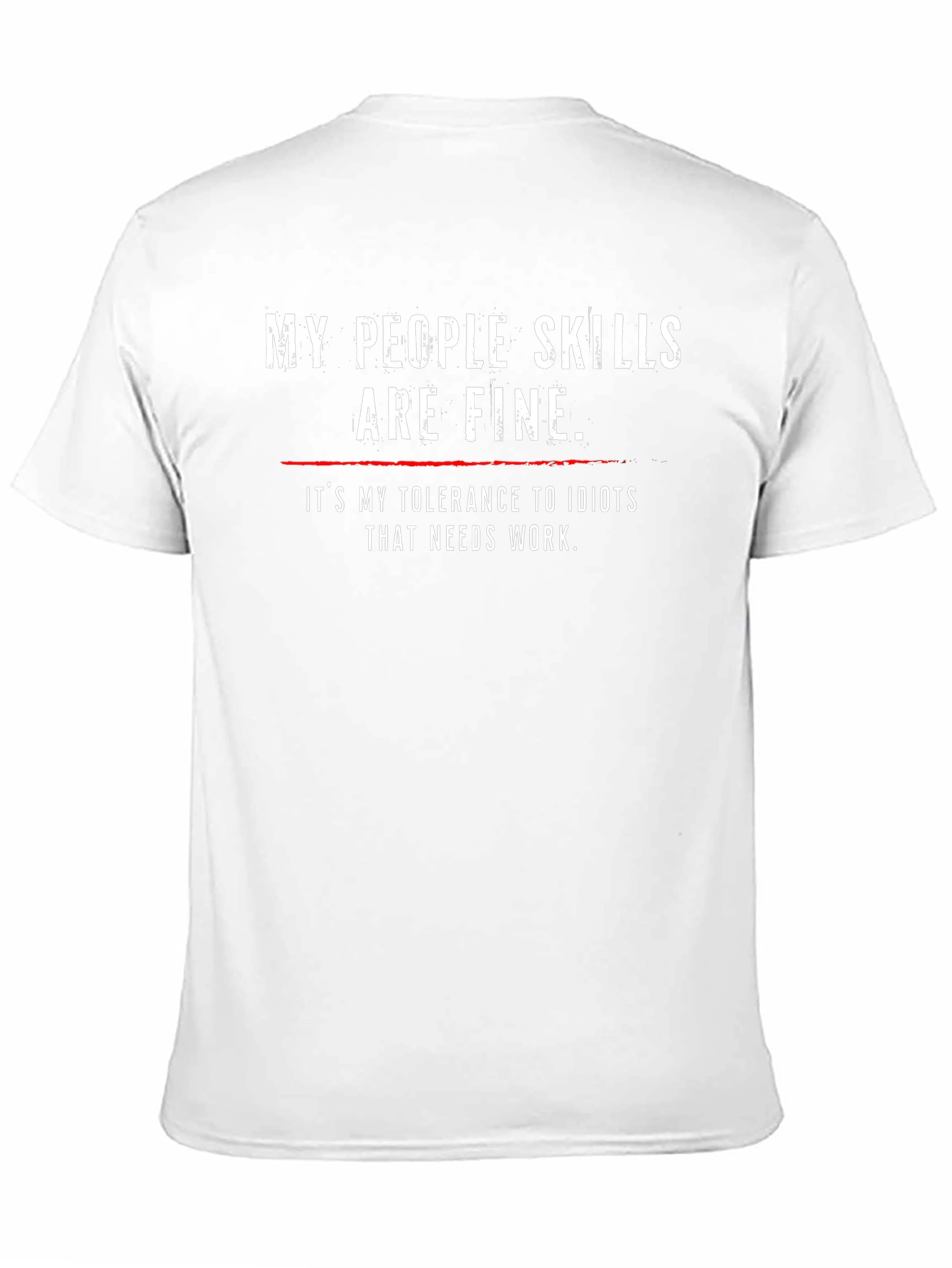 Funny People Skills Graphic T-Shirt