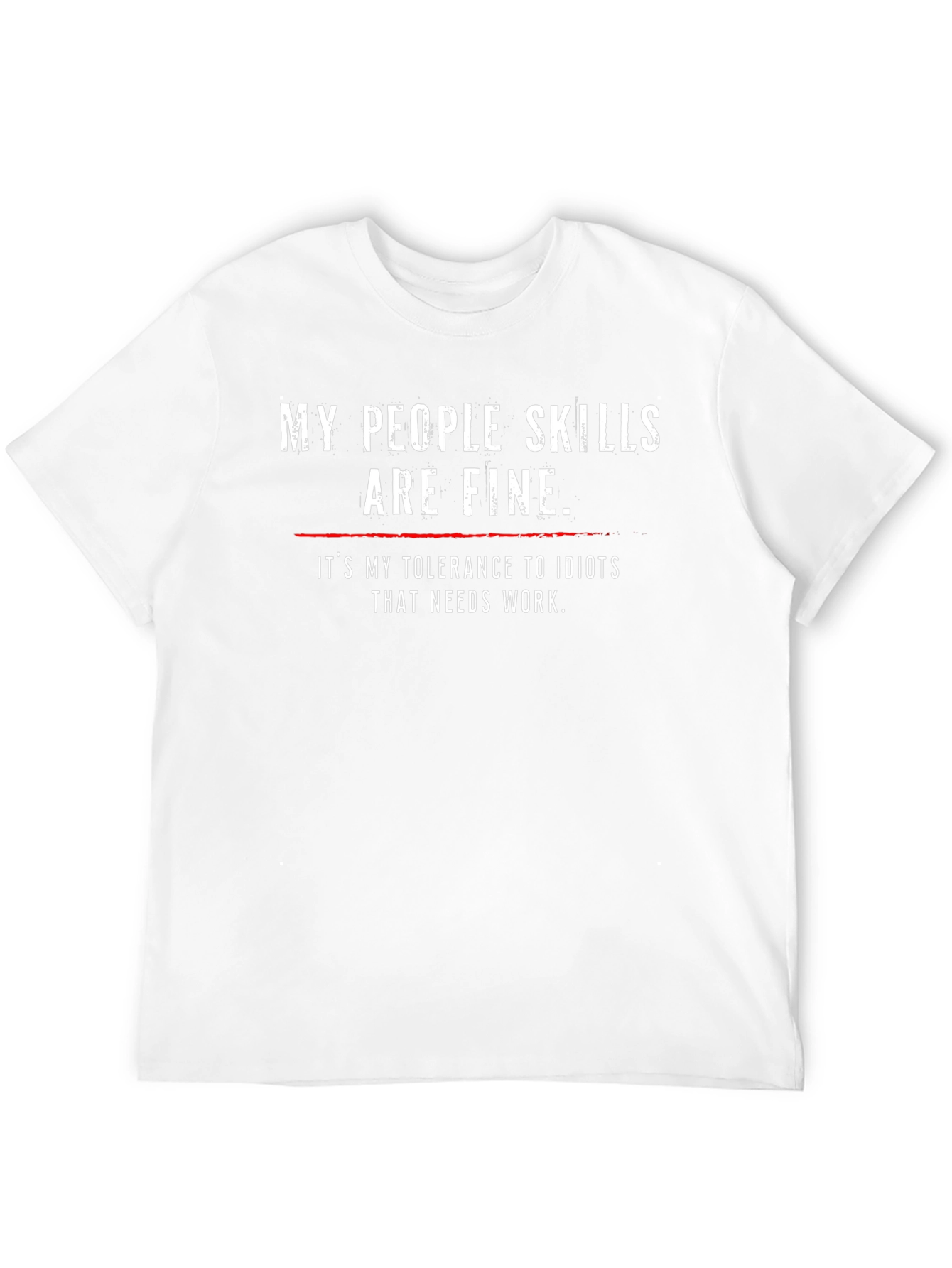 Funny People Skills Graphic T-Shirt