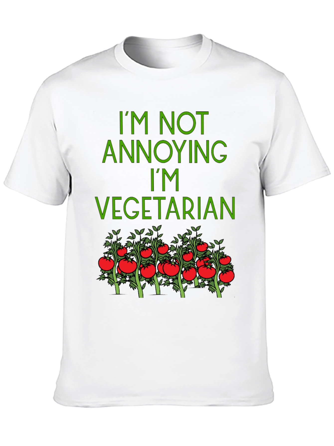 Vegetarian T-Shirt - Funny Graphic Tee