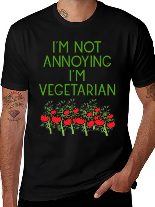 Vegetarian T-Shirt - Funny Graphic Tee