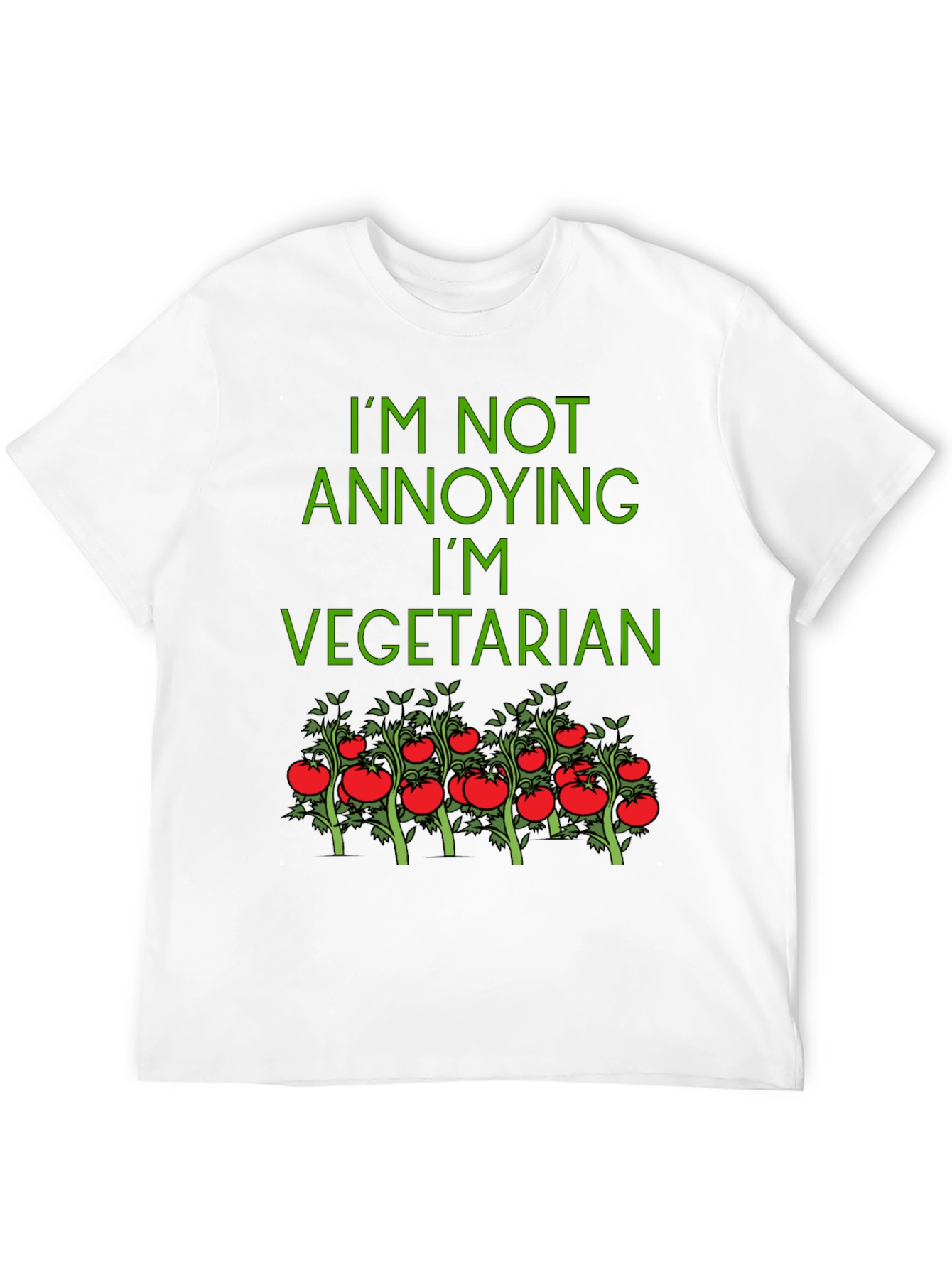 Vegetarian T-Shirt - Funny Graphic Tee