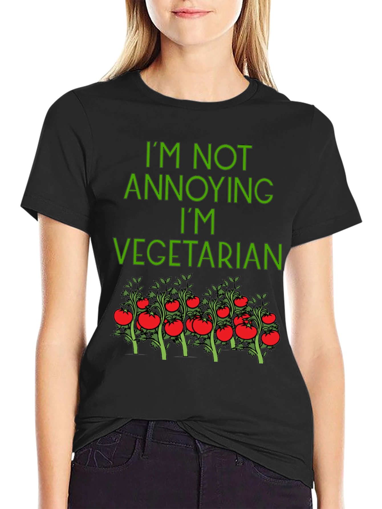 Vegetarian T-Shirt - Funny Graphic Tee