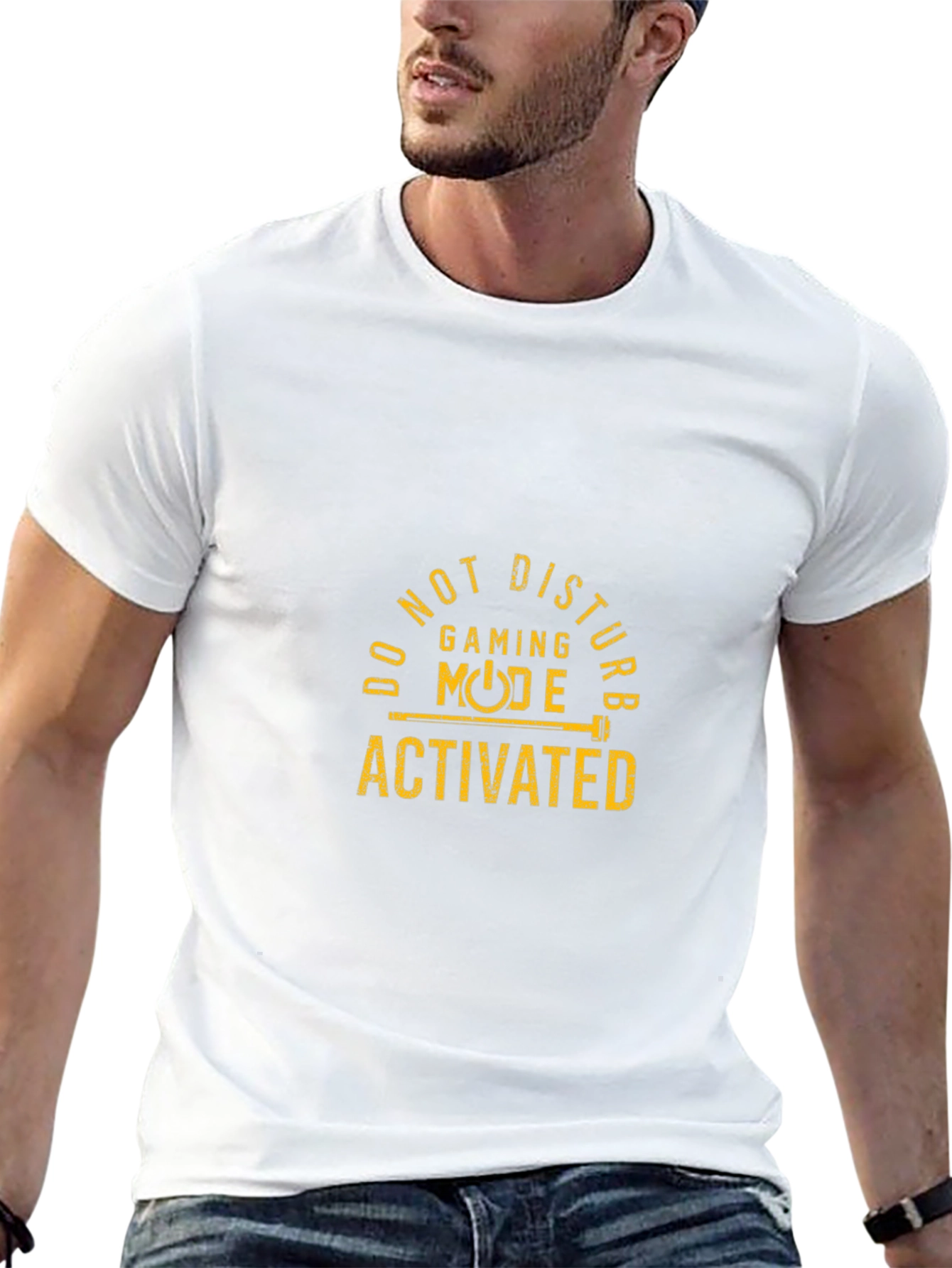 Gaming Mode Activated Black T-Shirt