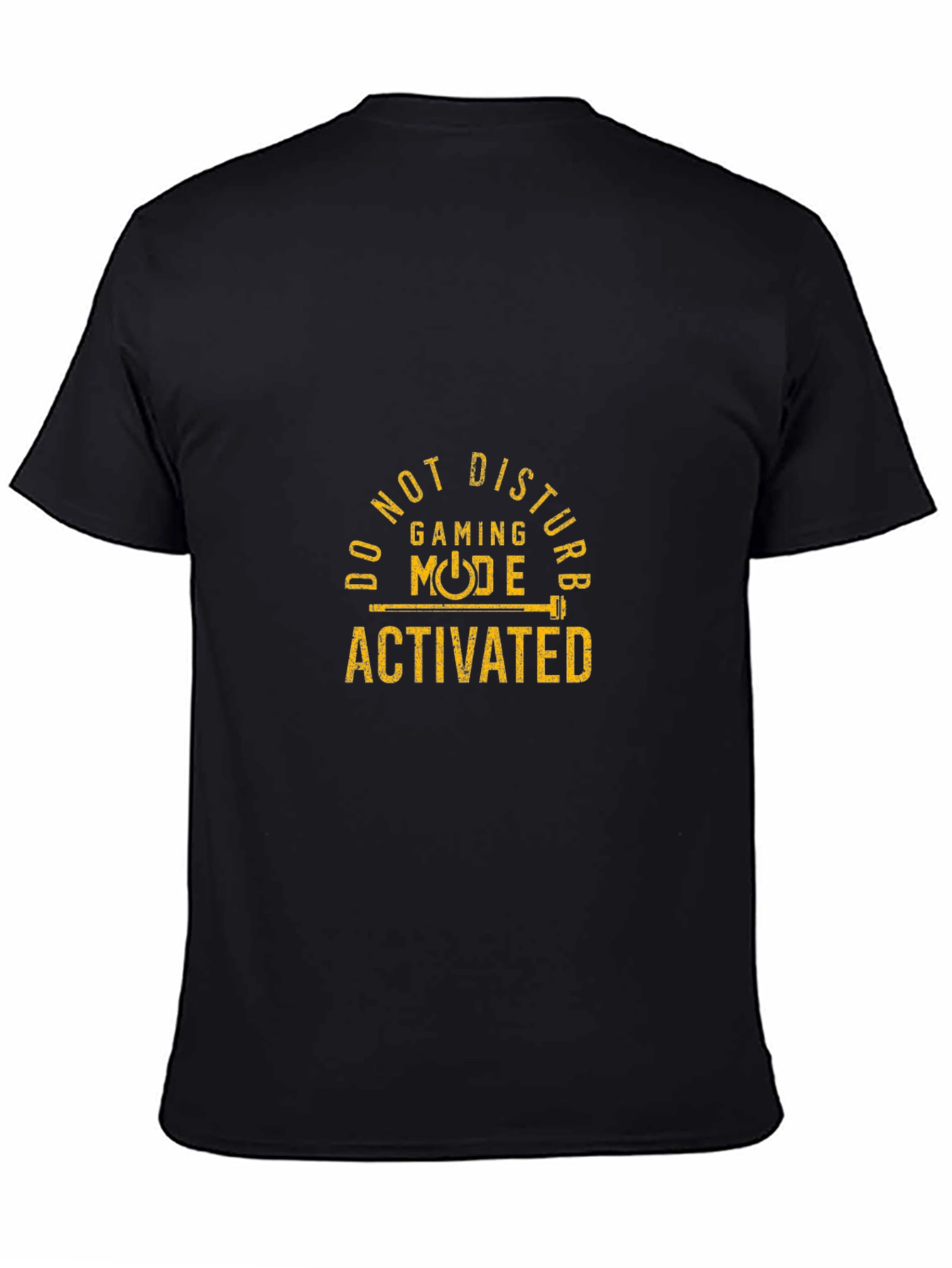 Gaming Mode Activated Black T-Shirt
