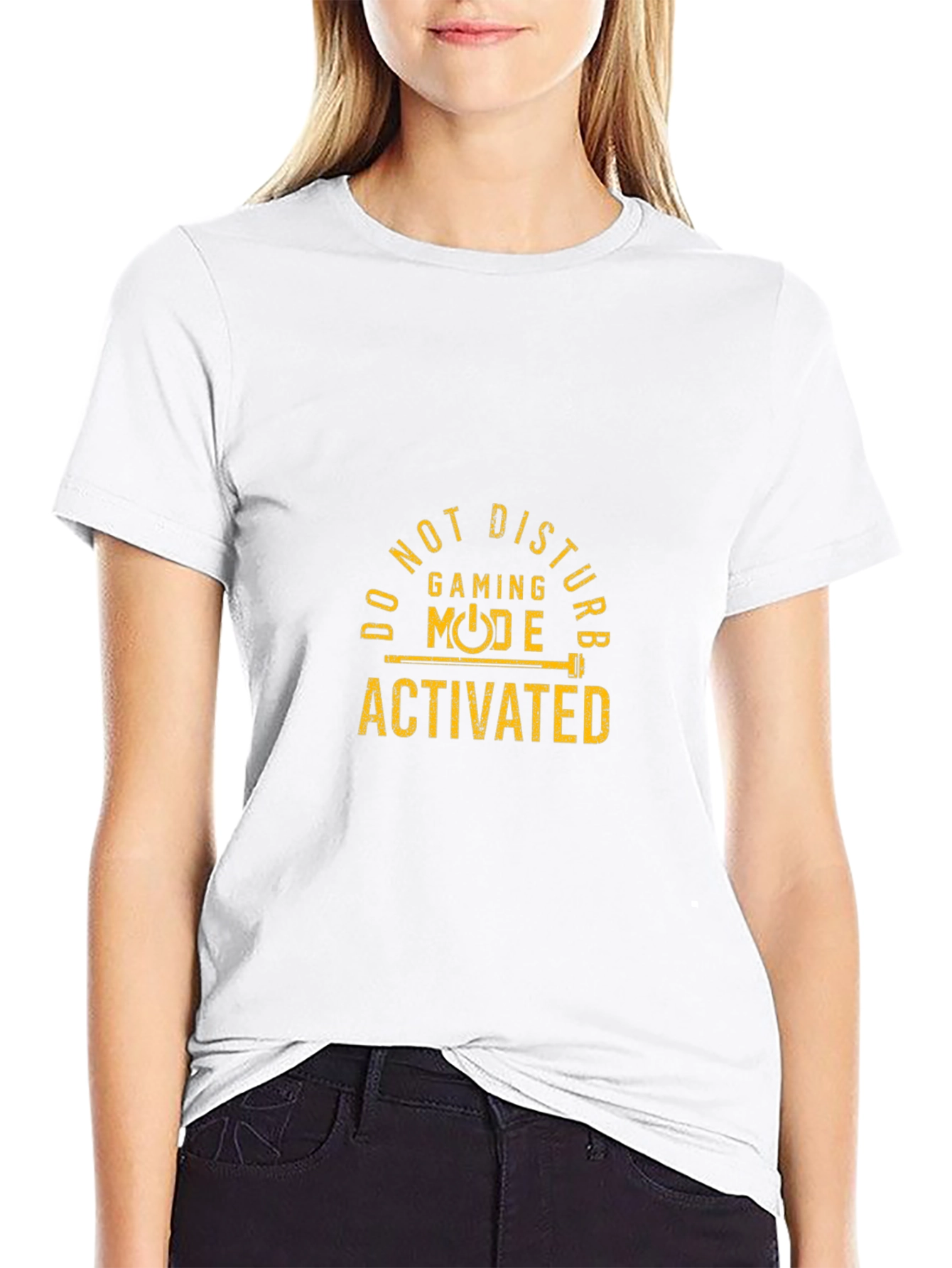 Gaming Mode Activated Black T-Shirt
