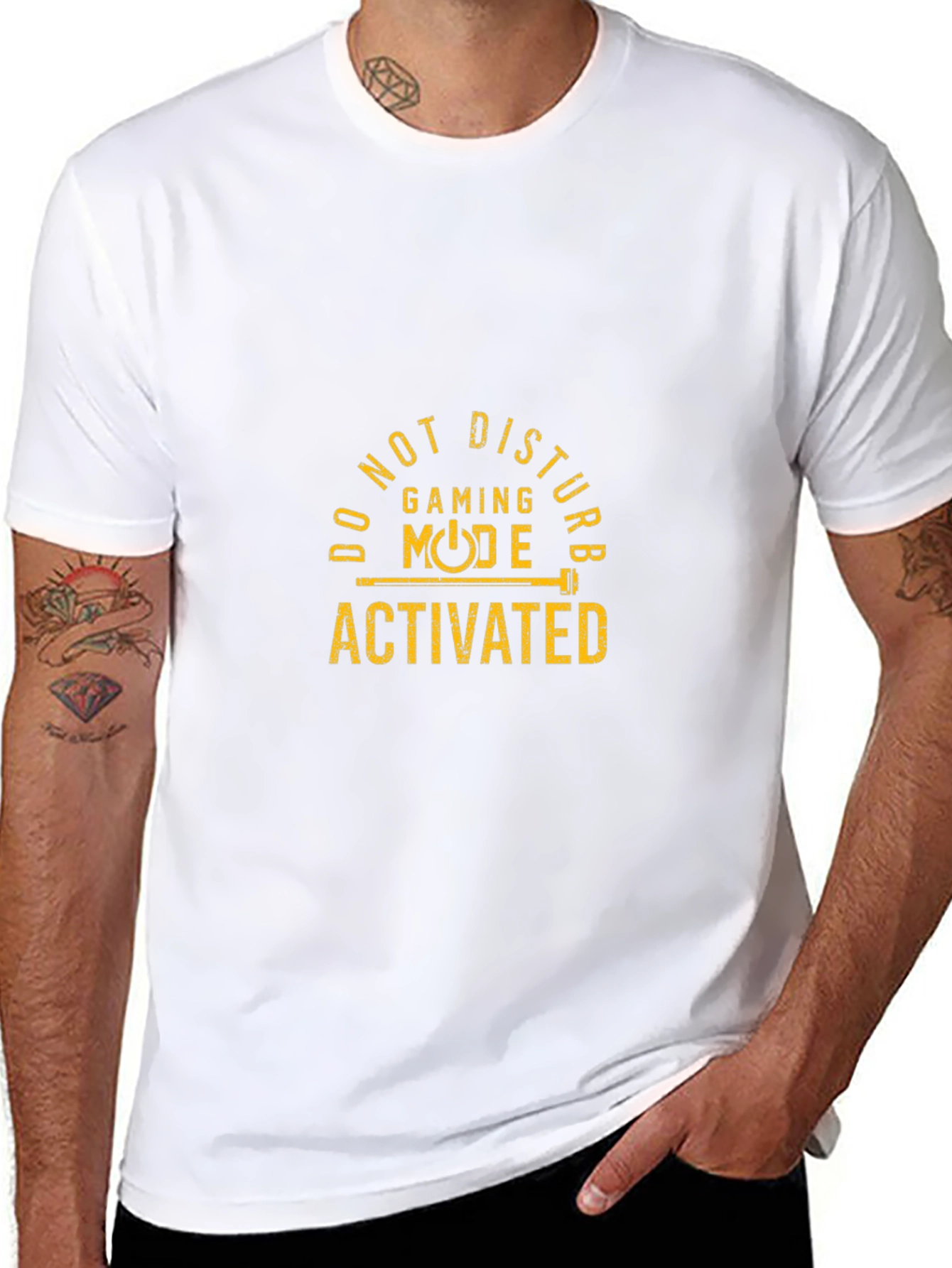 Gaming Mode Activated Black T-Shirt
