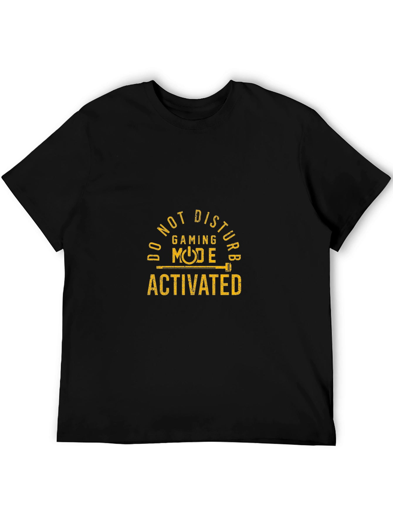 Gaming Mode Activated Black T-Shirt